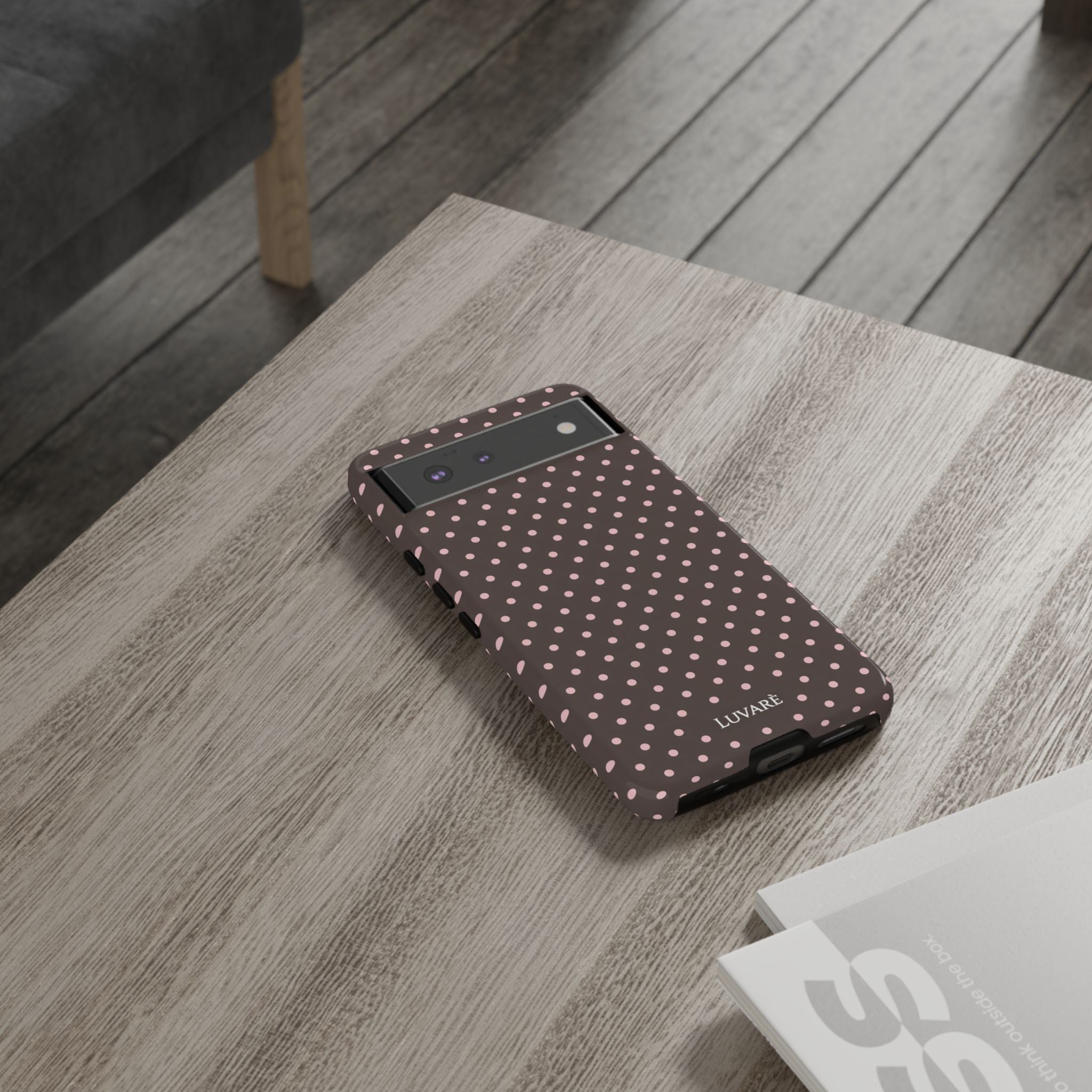 Brown Polka Dot Phone Case