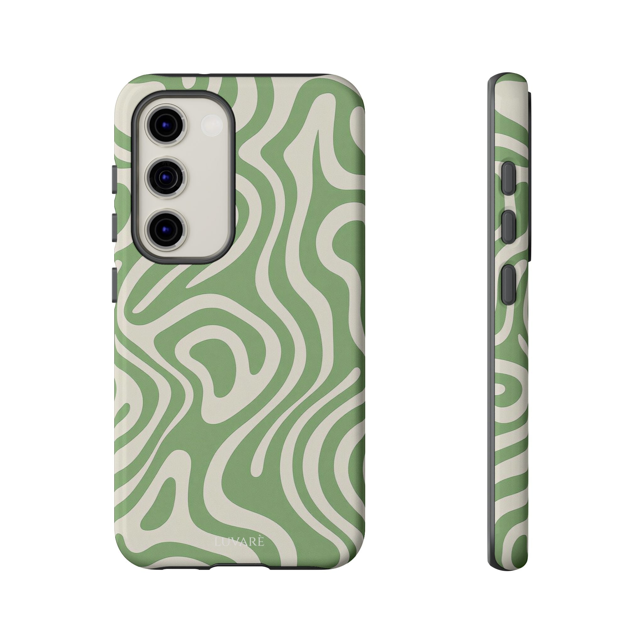 Abstract Green Swirl Phone Case
