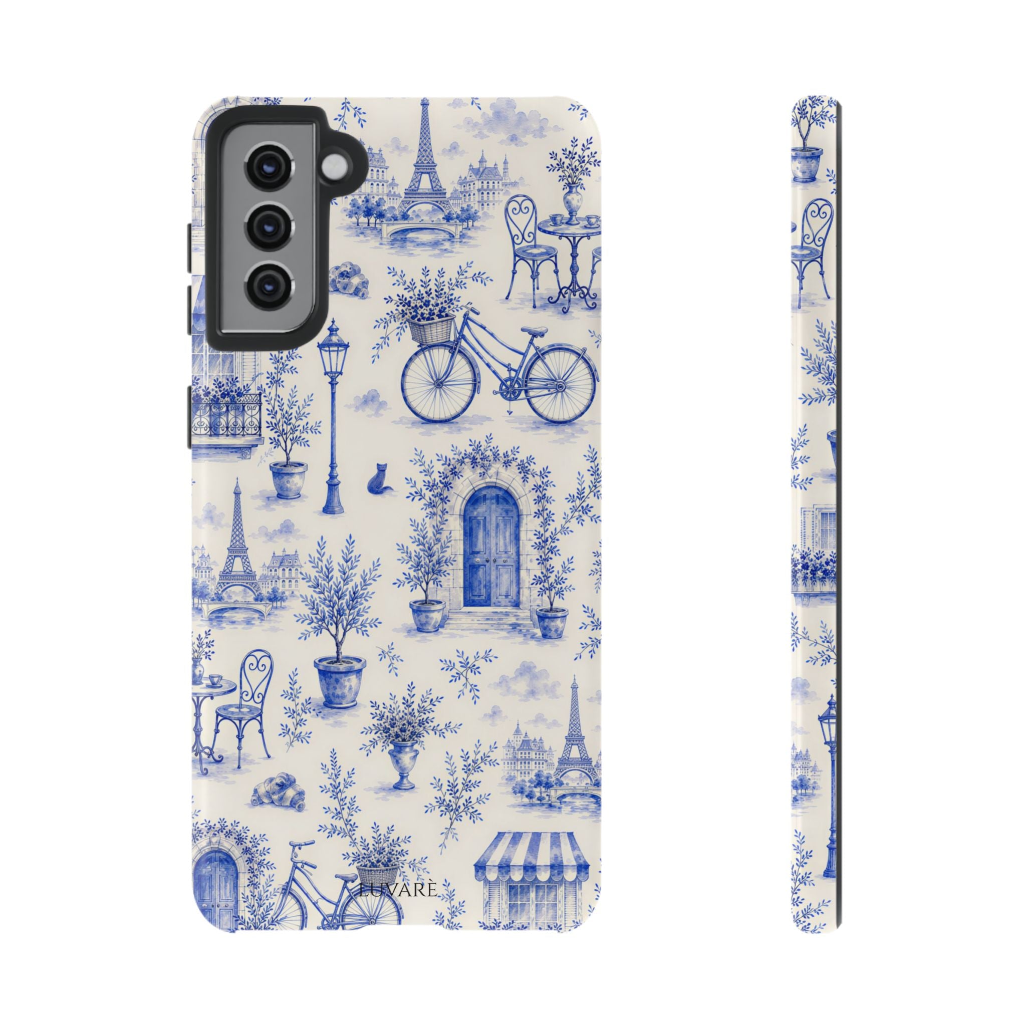 Paris Blue Toile Case