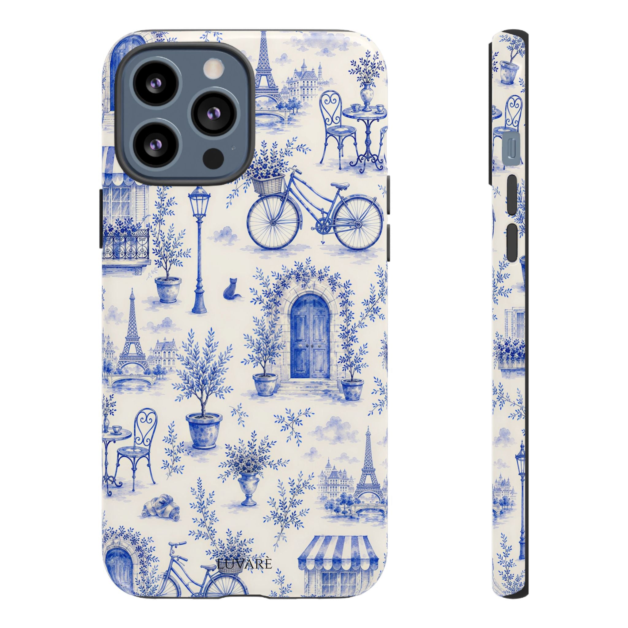 Paris Blue Toile Case
