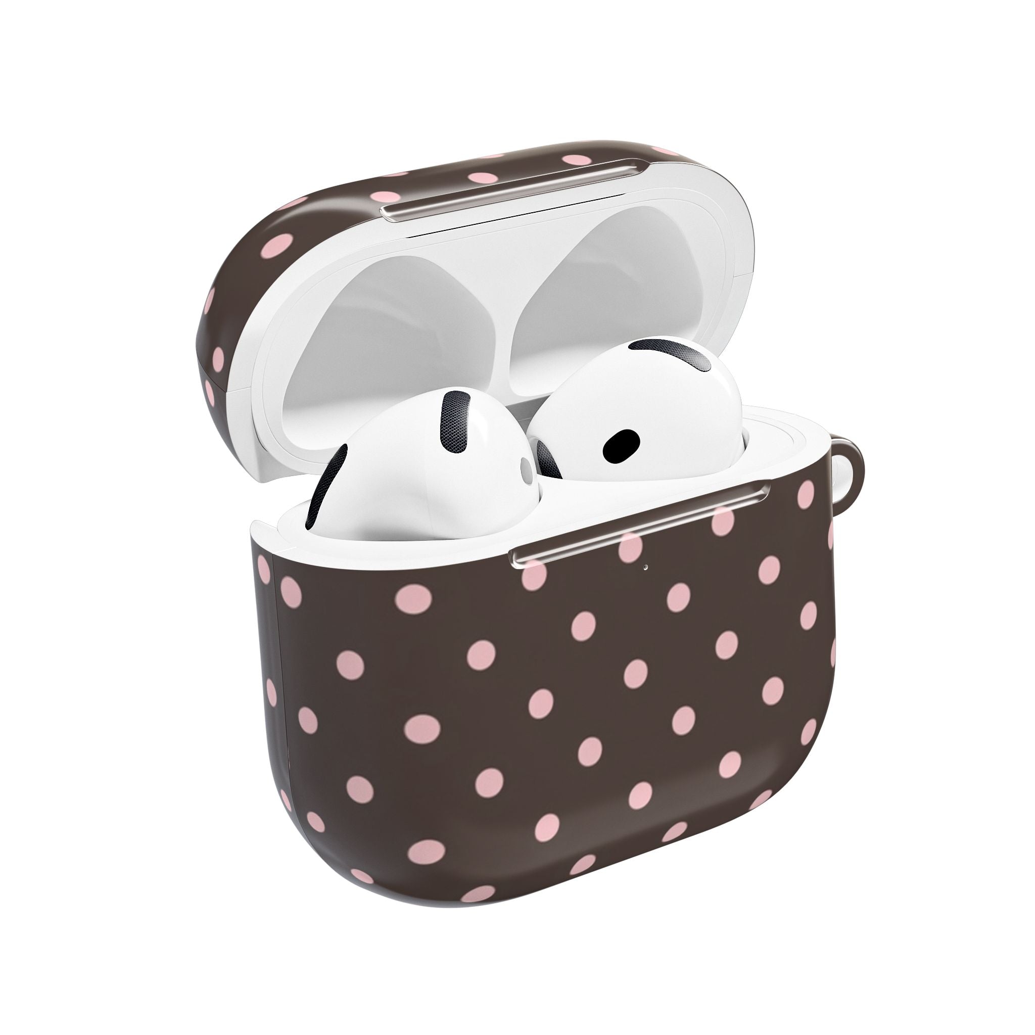 Brown Polka Dot AirPod Case