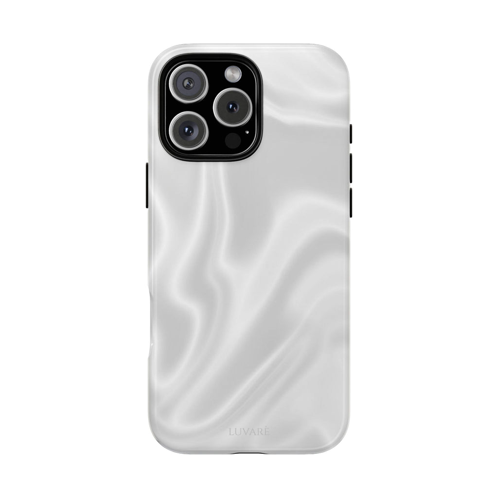 Pearl Marble Tough Phone Case — Durable Slim Impact Protection