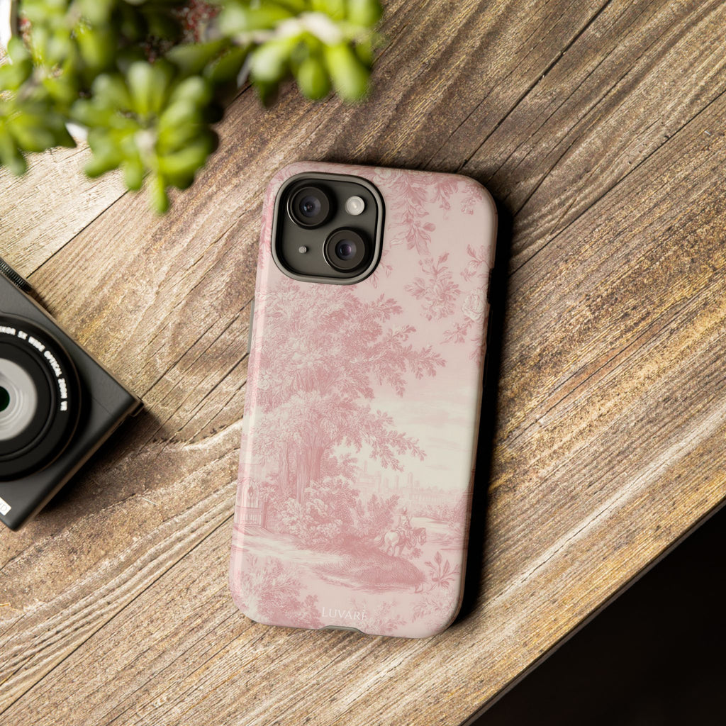 Pink Vintage Toile Case