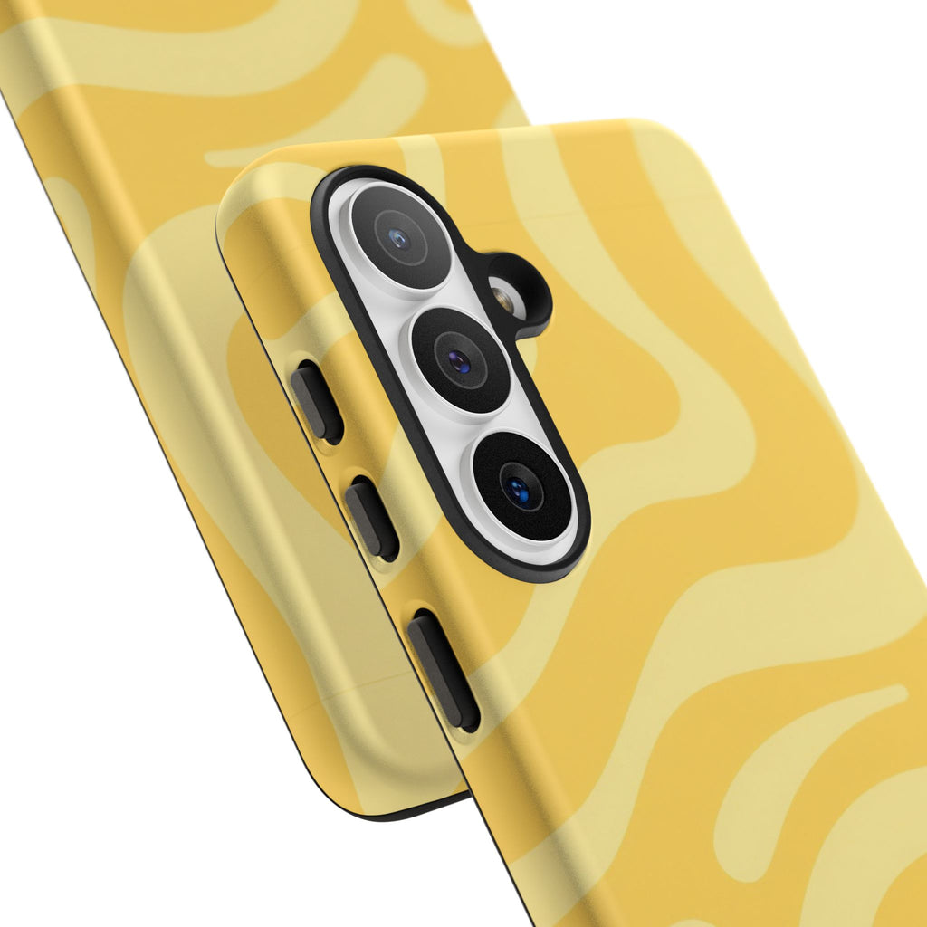 Yellow Retro Swirl Case