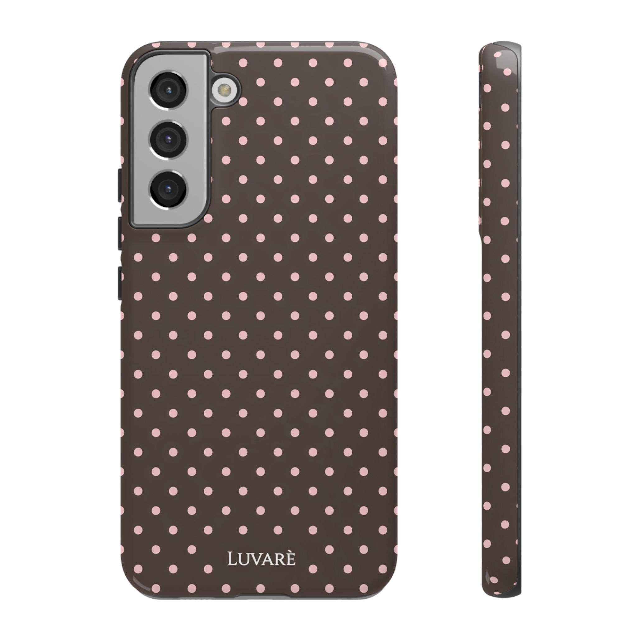 Brown Polka Dot Phone Case