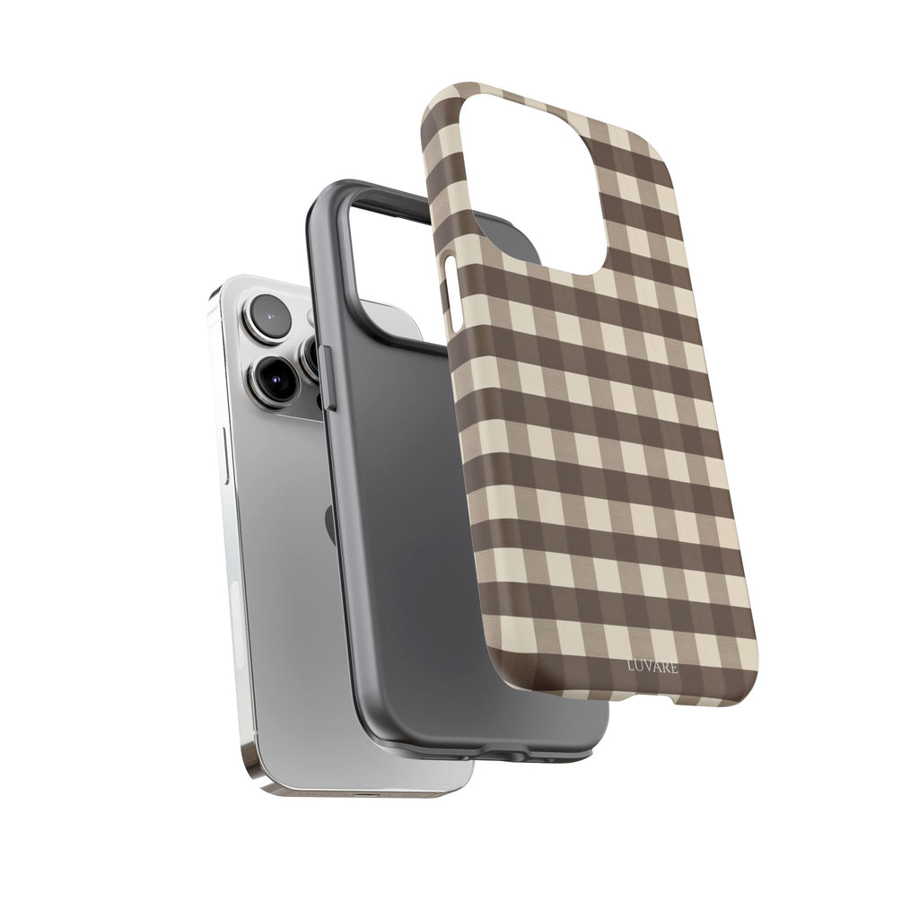 Brown Buffalo Plaid Case