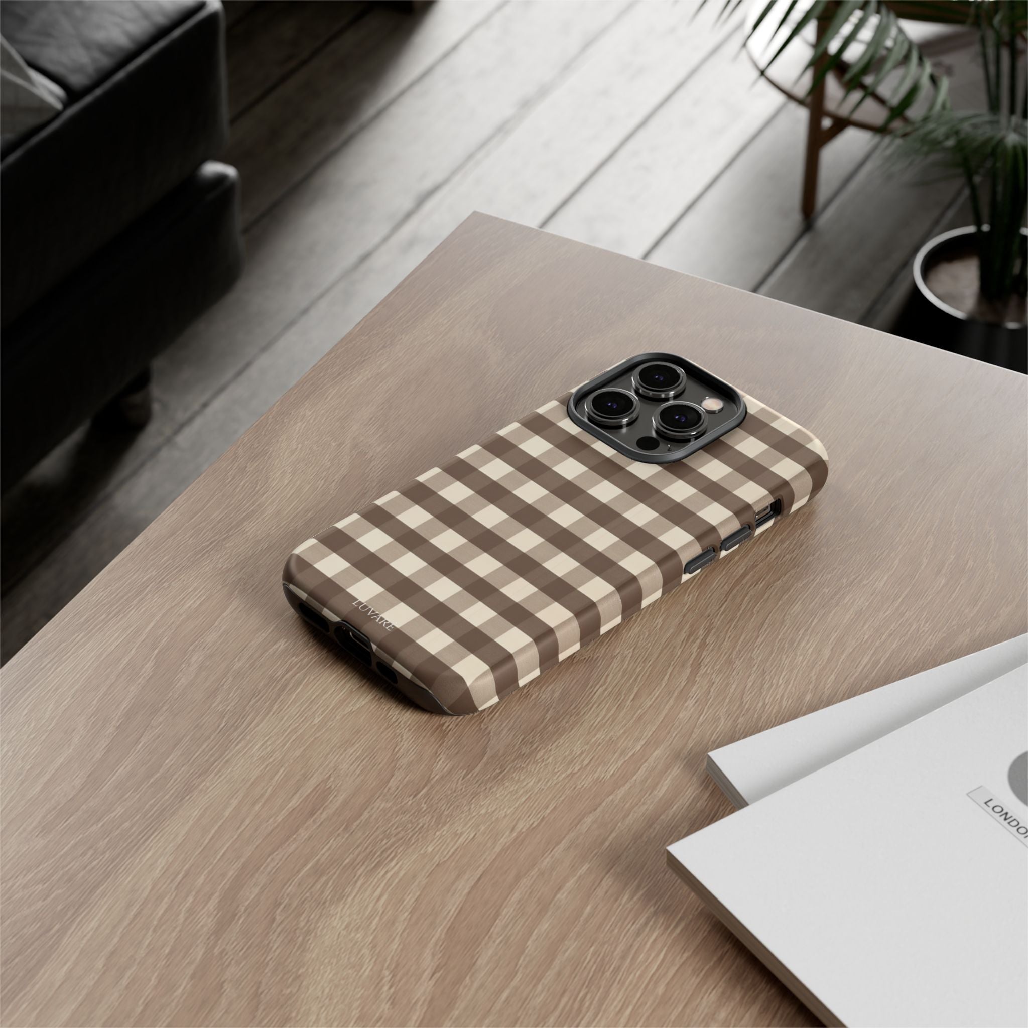 Brown Buffalo Plaid Case