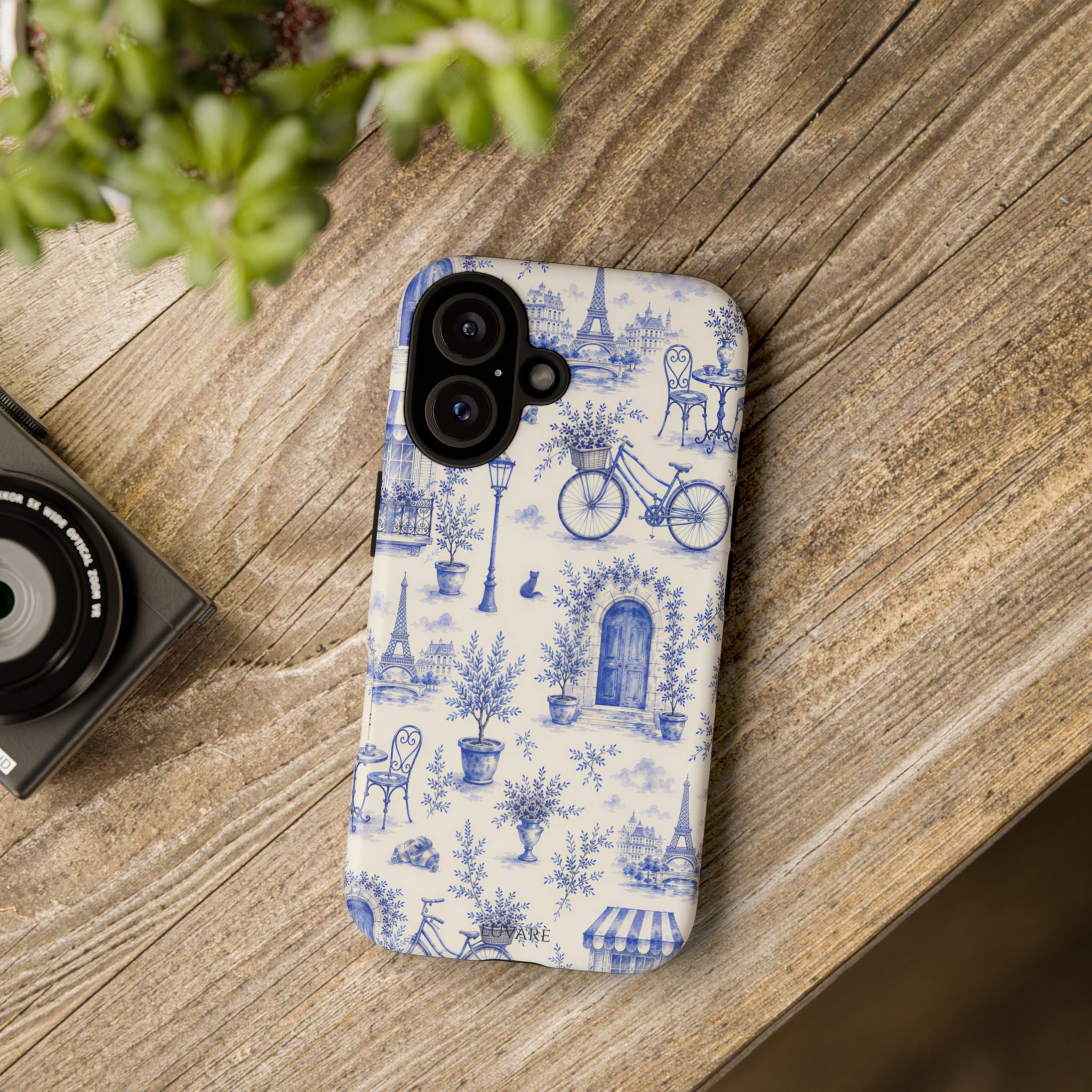 Paris Blue Toile Case