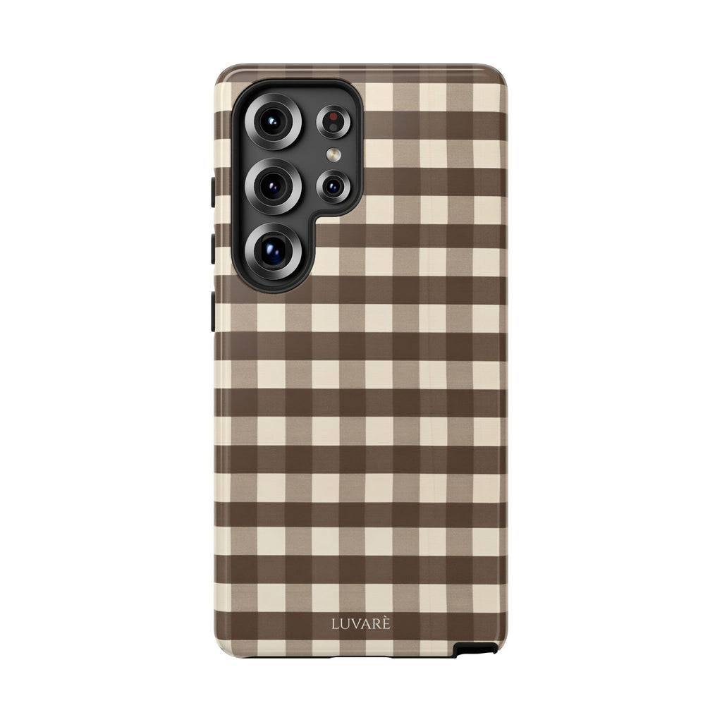Brown Buffalo Plaid Case