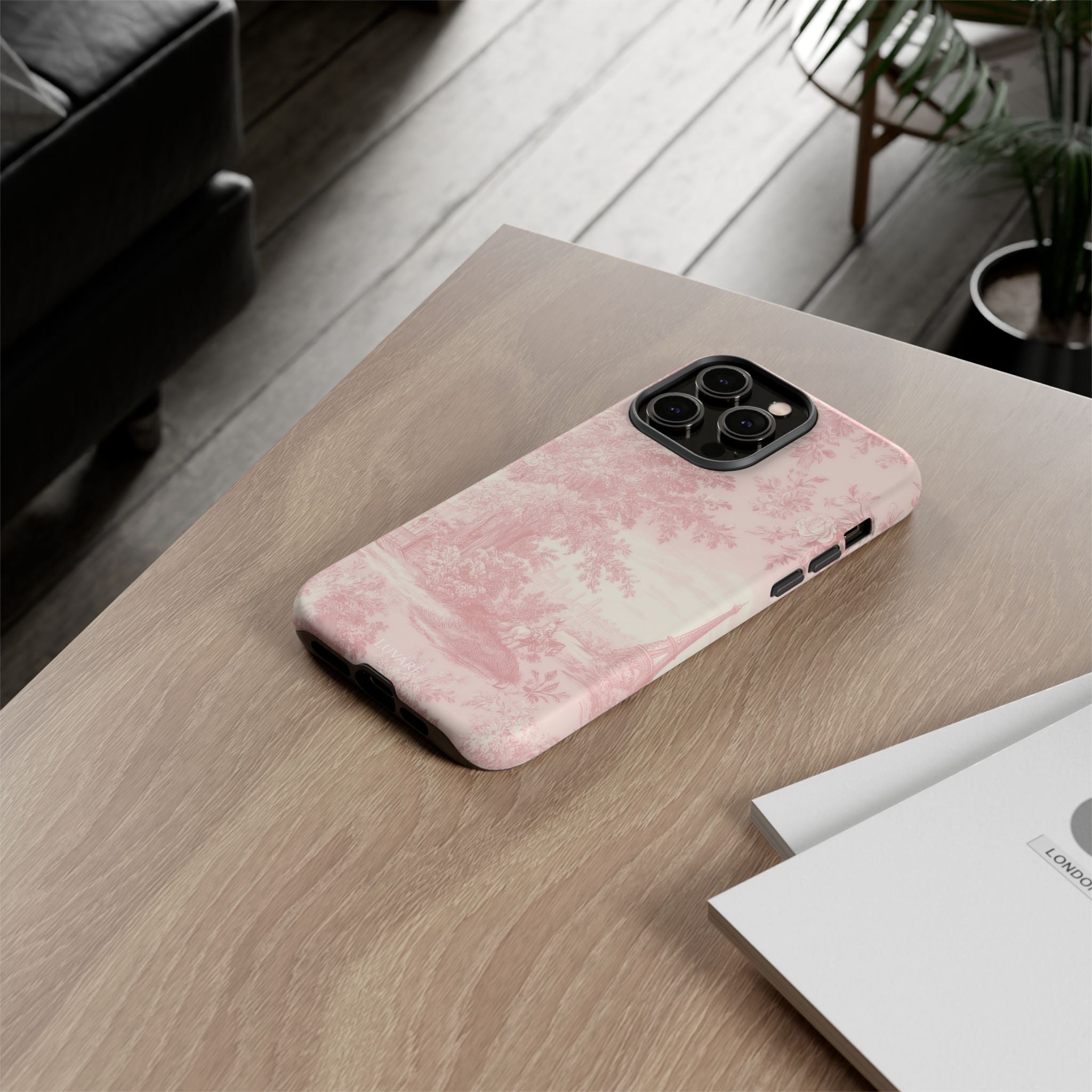 Pink Vintage Toile Case