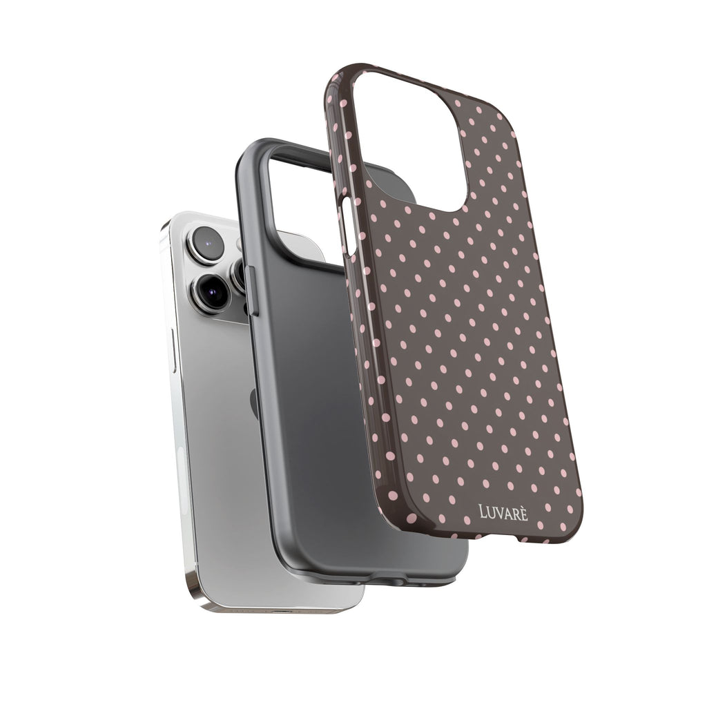 Brown Polka Dot Phone Case