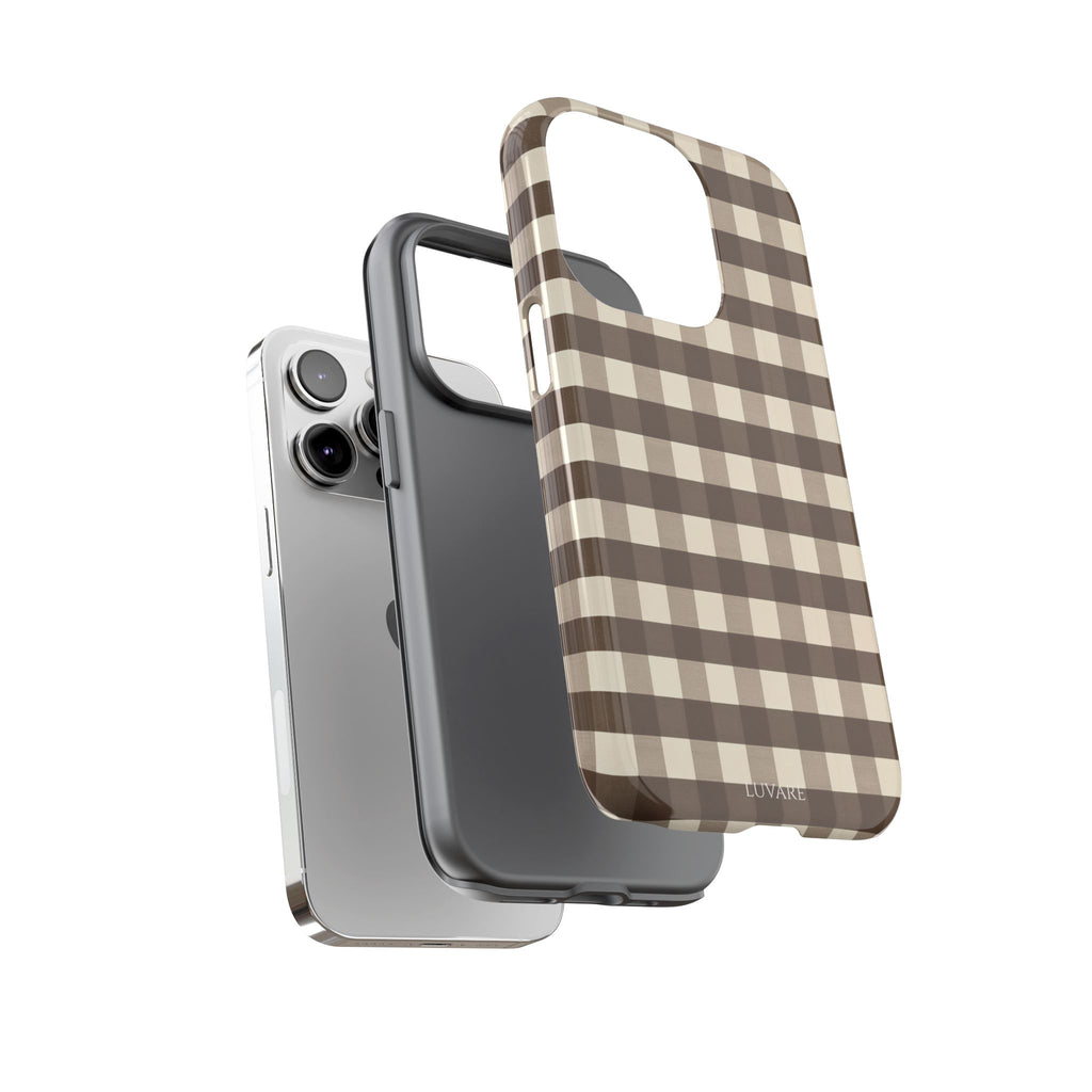 Brown Buffalo Plaid Case
