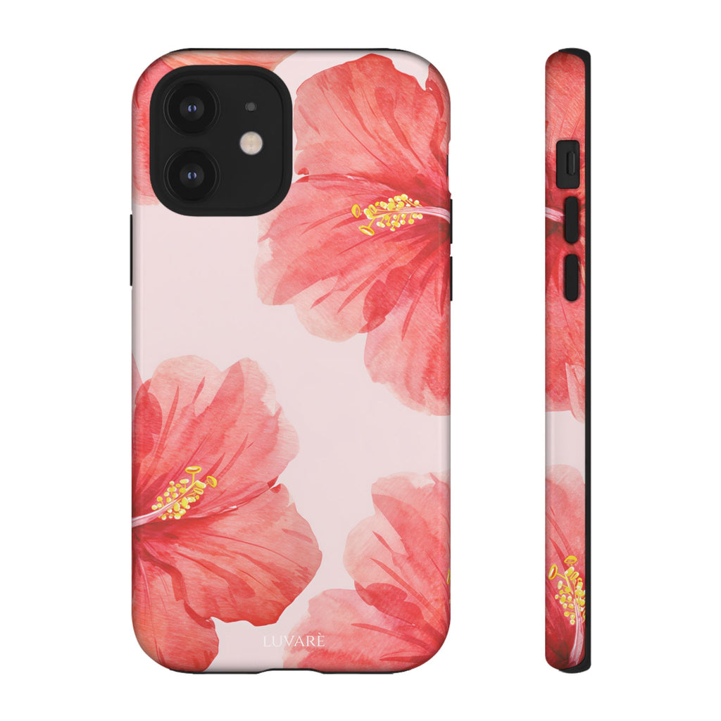 Watercolour Island Floral Hibiscus Case