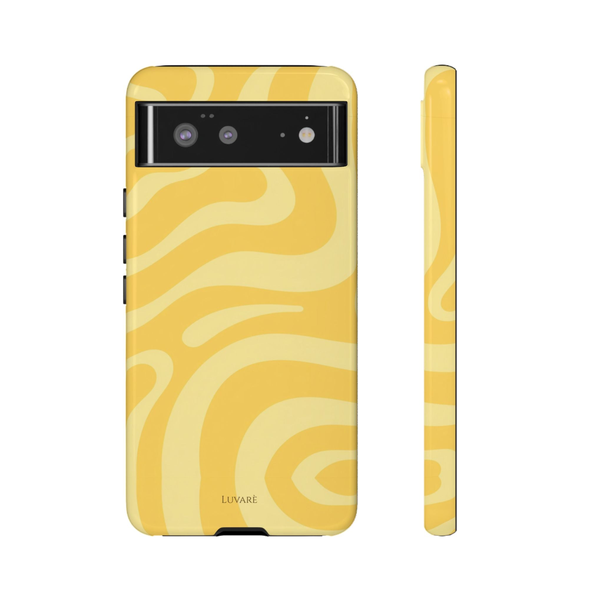 Yellow Retro Swirl Case