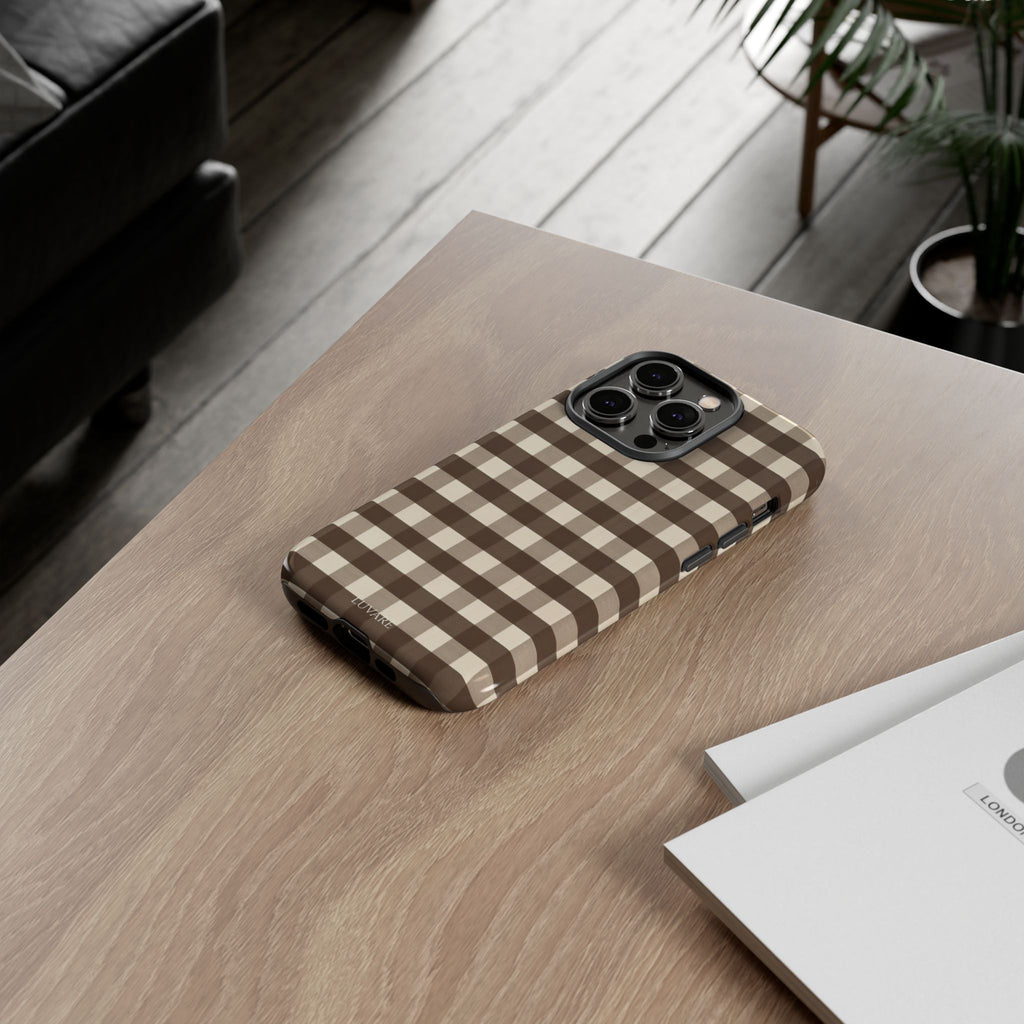 Brown Buffalo Plaid Case