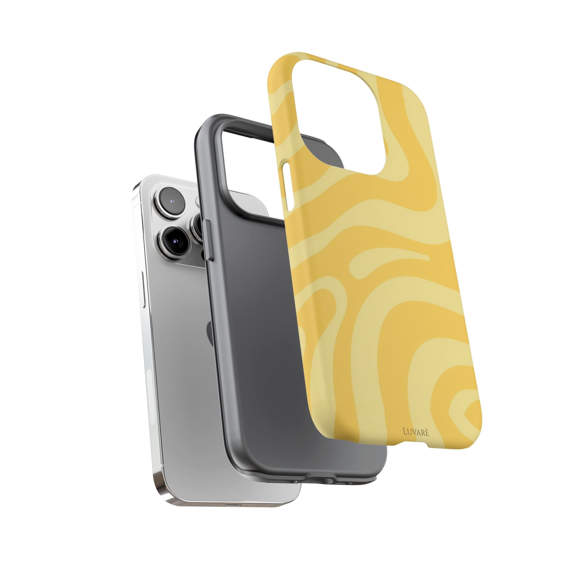 Yellow Retro Swirl Case