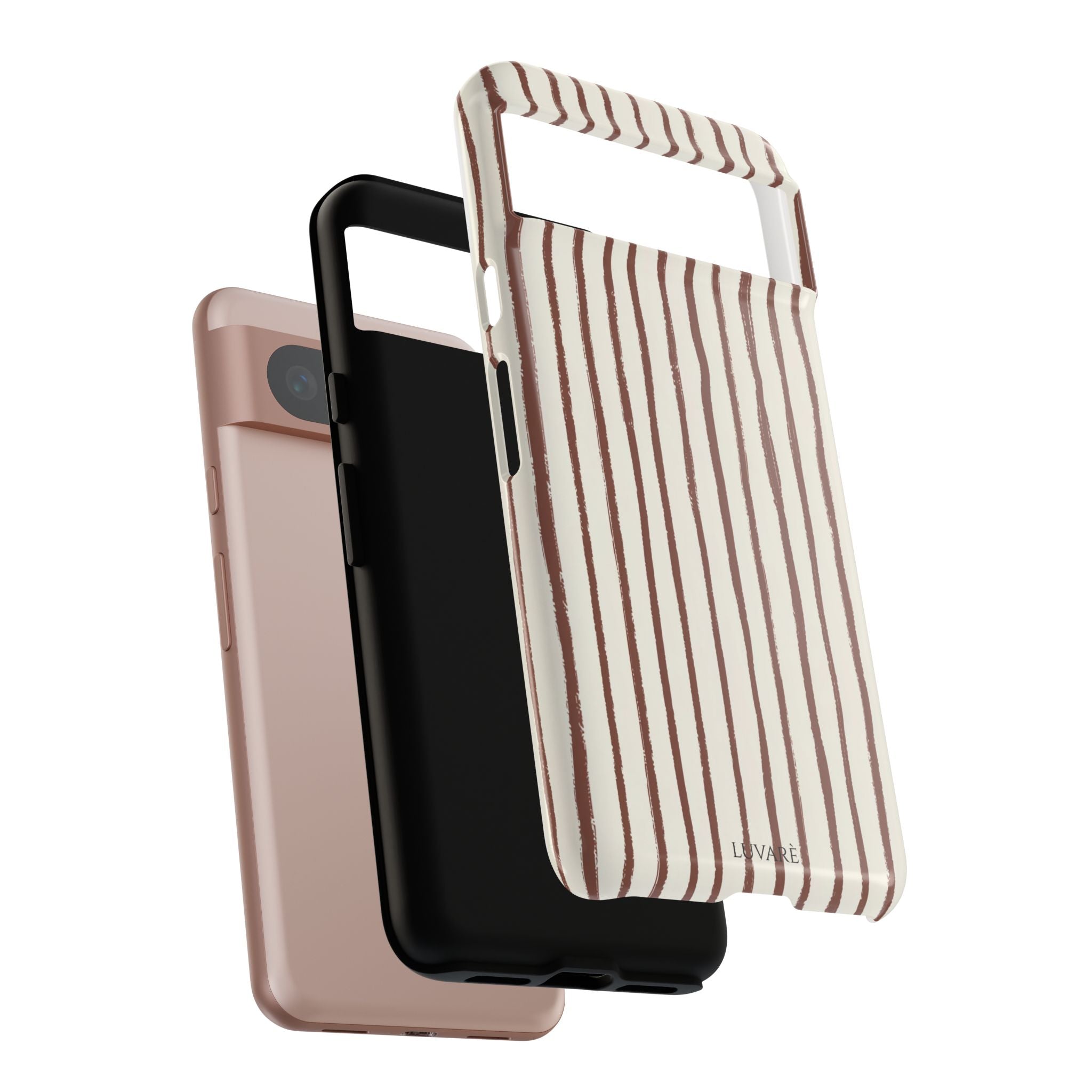 Brown Drawn Stripe Case
