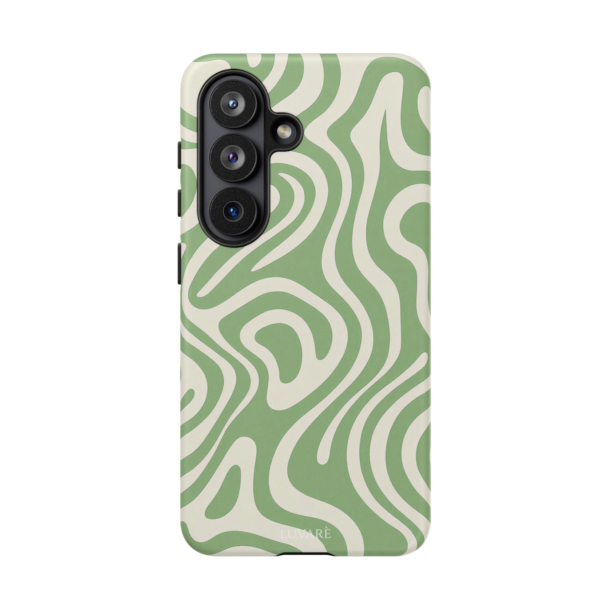 Abstract Green Swirl Phone Case