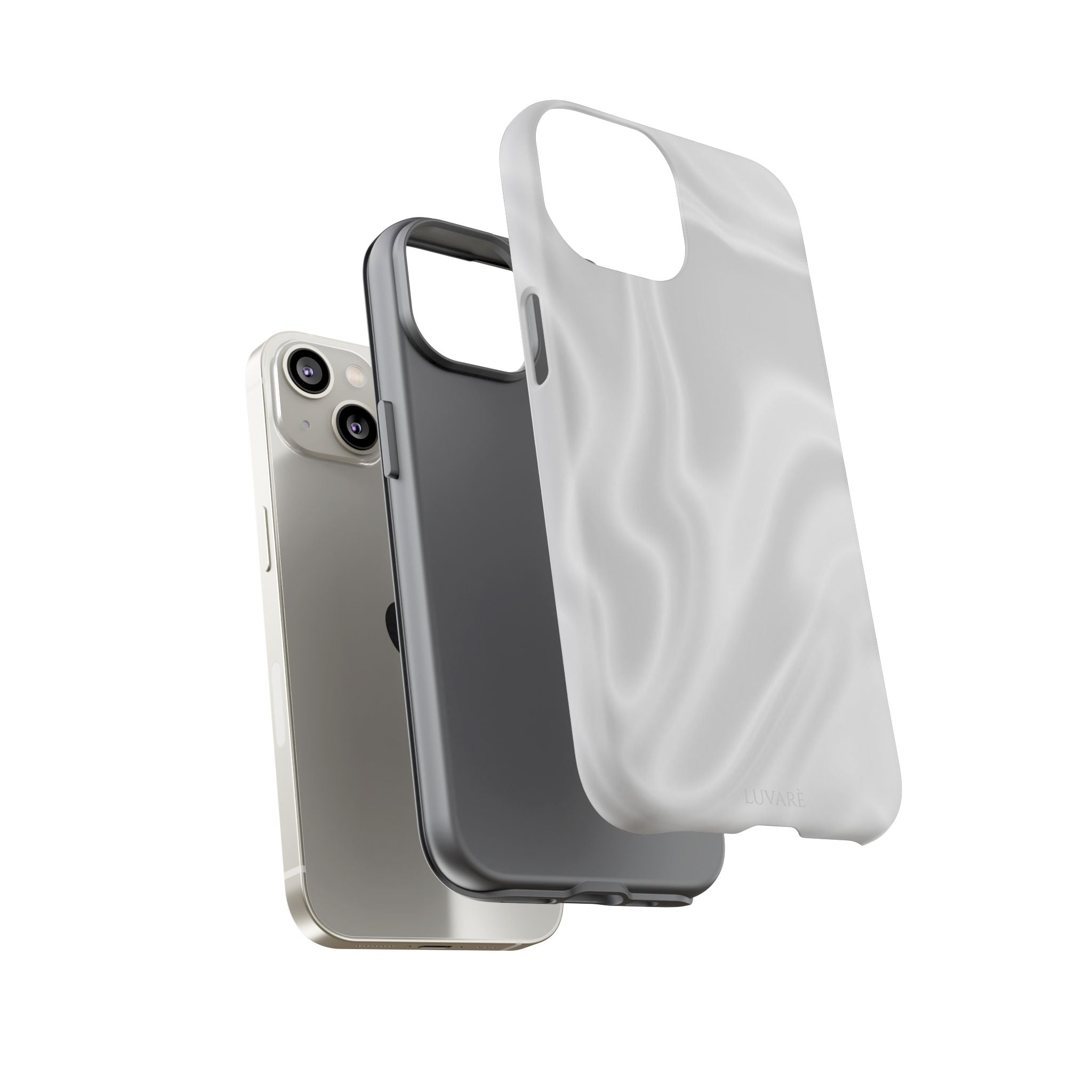 Pearl Marble Tough Phone Case — Durable Slim Impact Protection