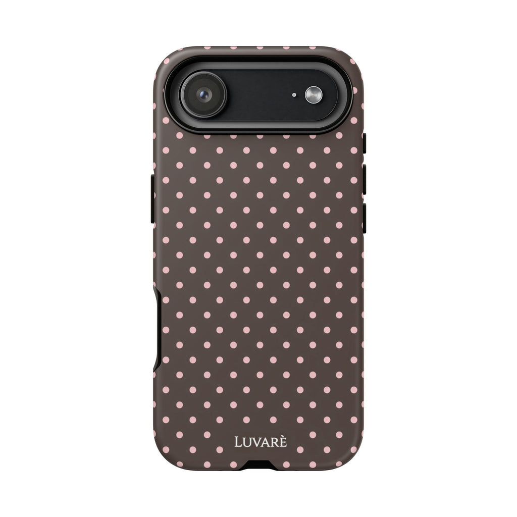 Brown Polka Dot Phone Case