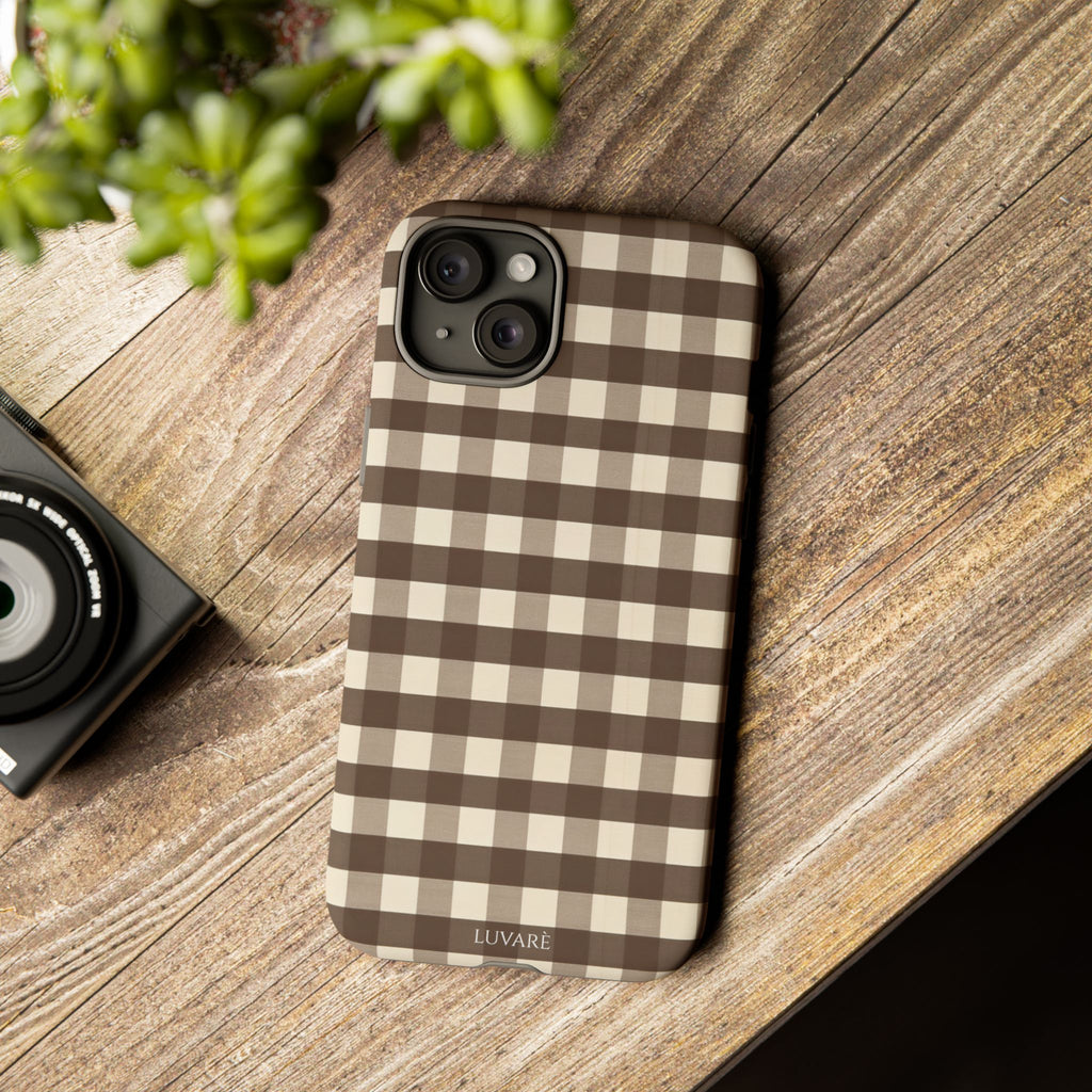 Brown Buffalo Plaid Case