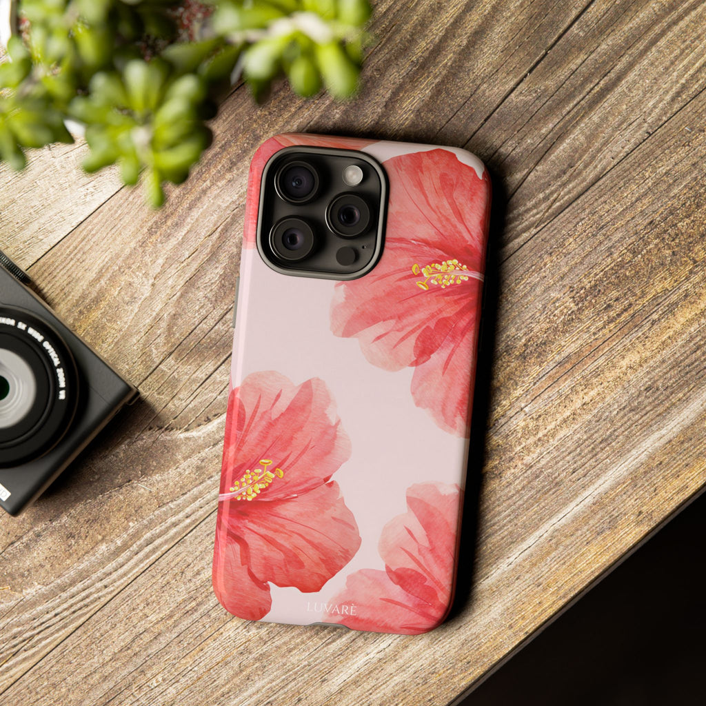 Watercolour Island Floral Hibiscus Case
