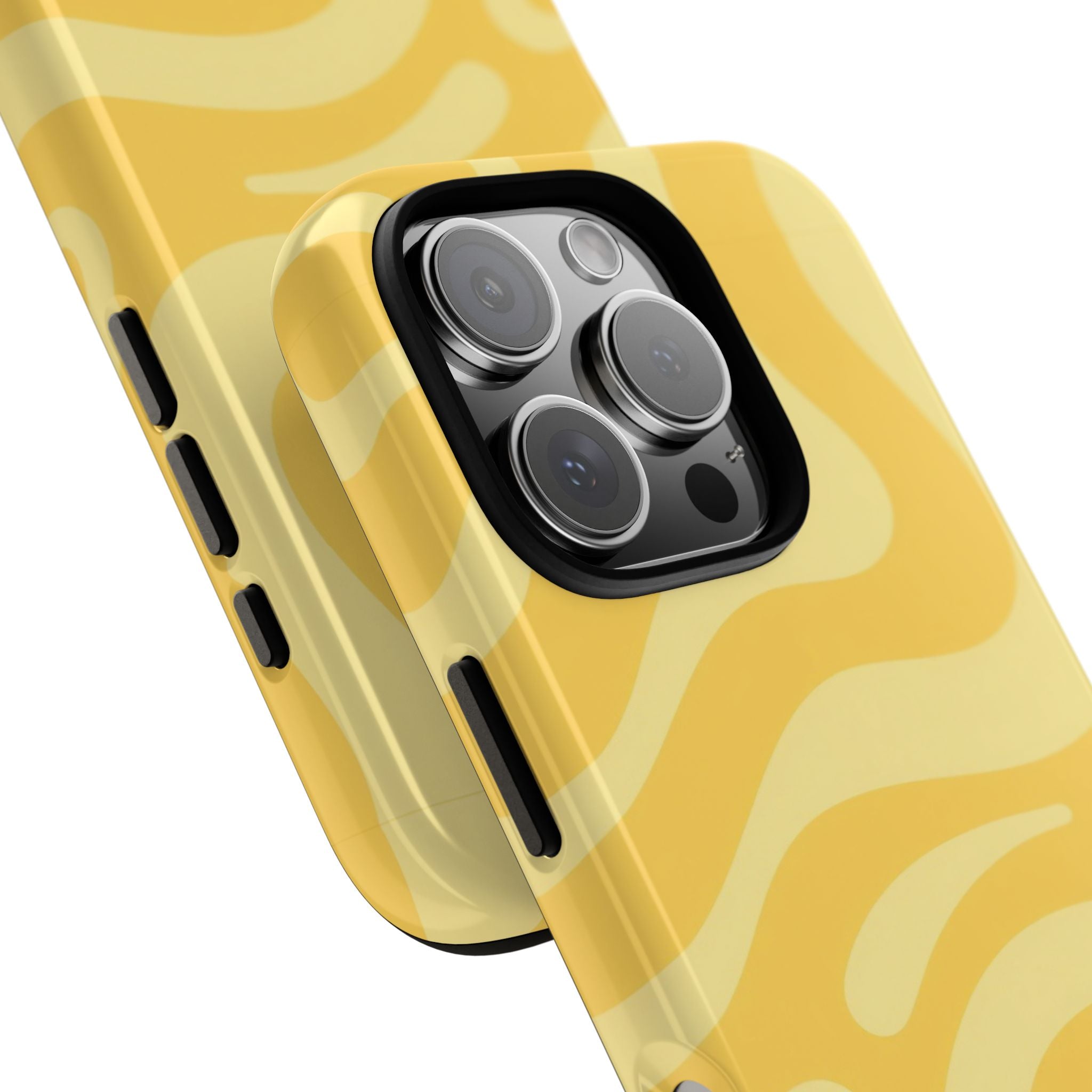 Yellow Retro Swirl Case
