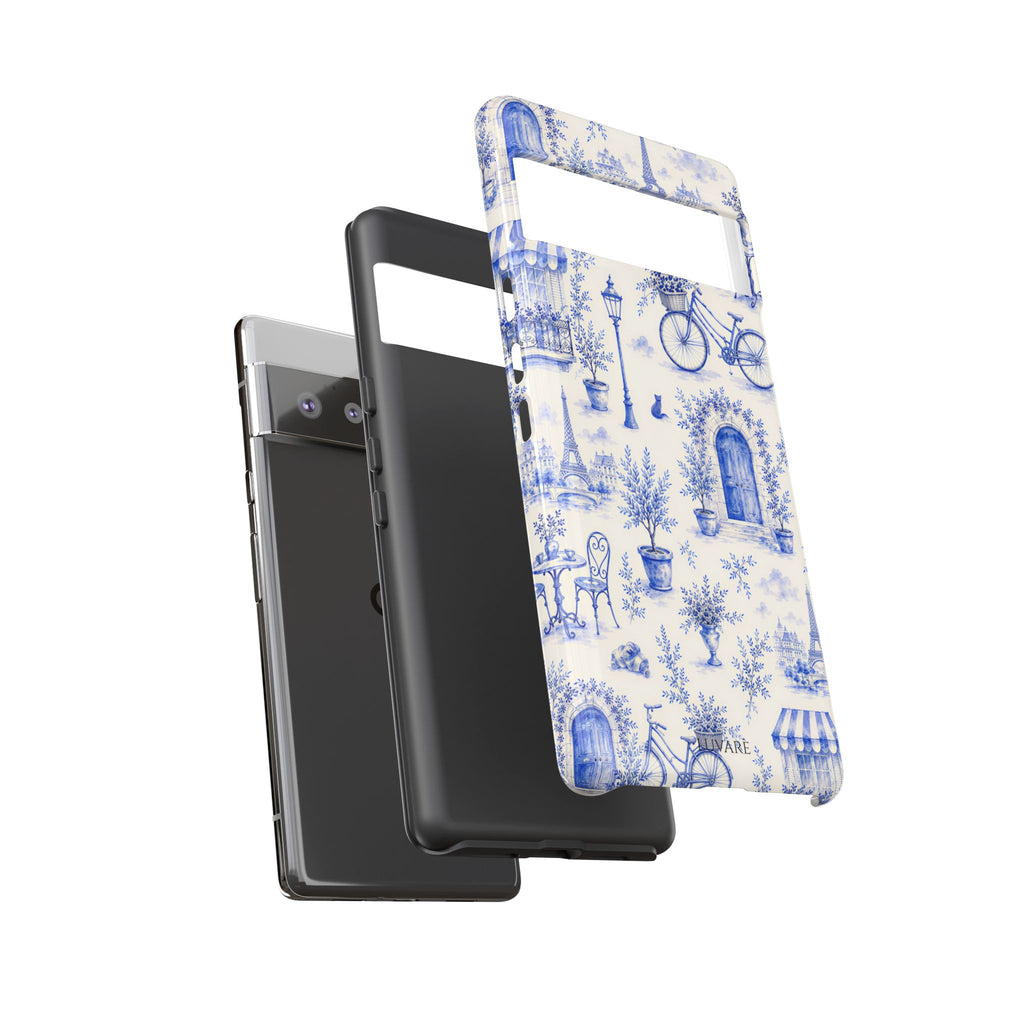 Paris Blue Toile Case
