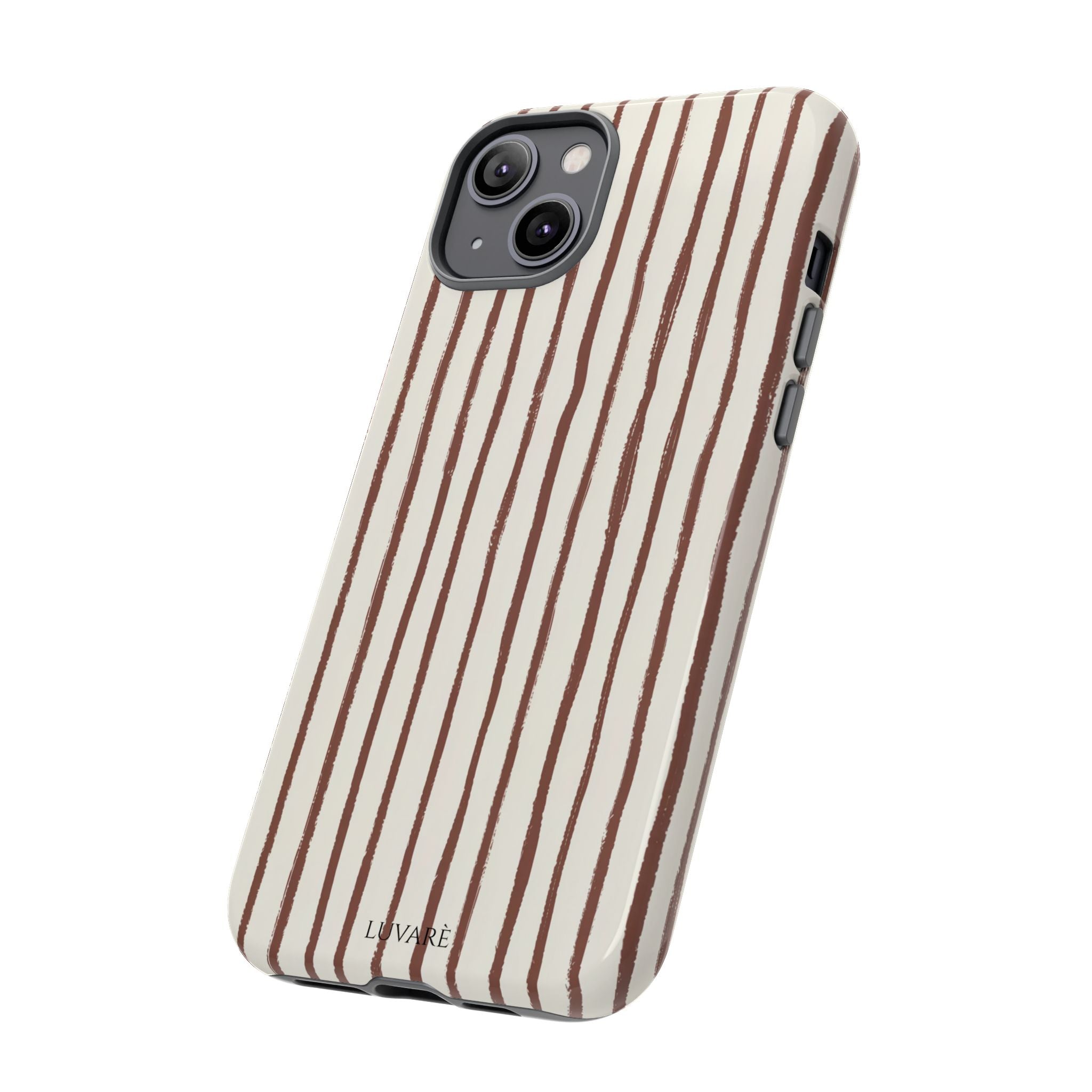 Brown Drawn Stripe Case