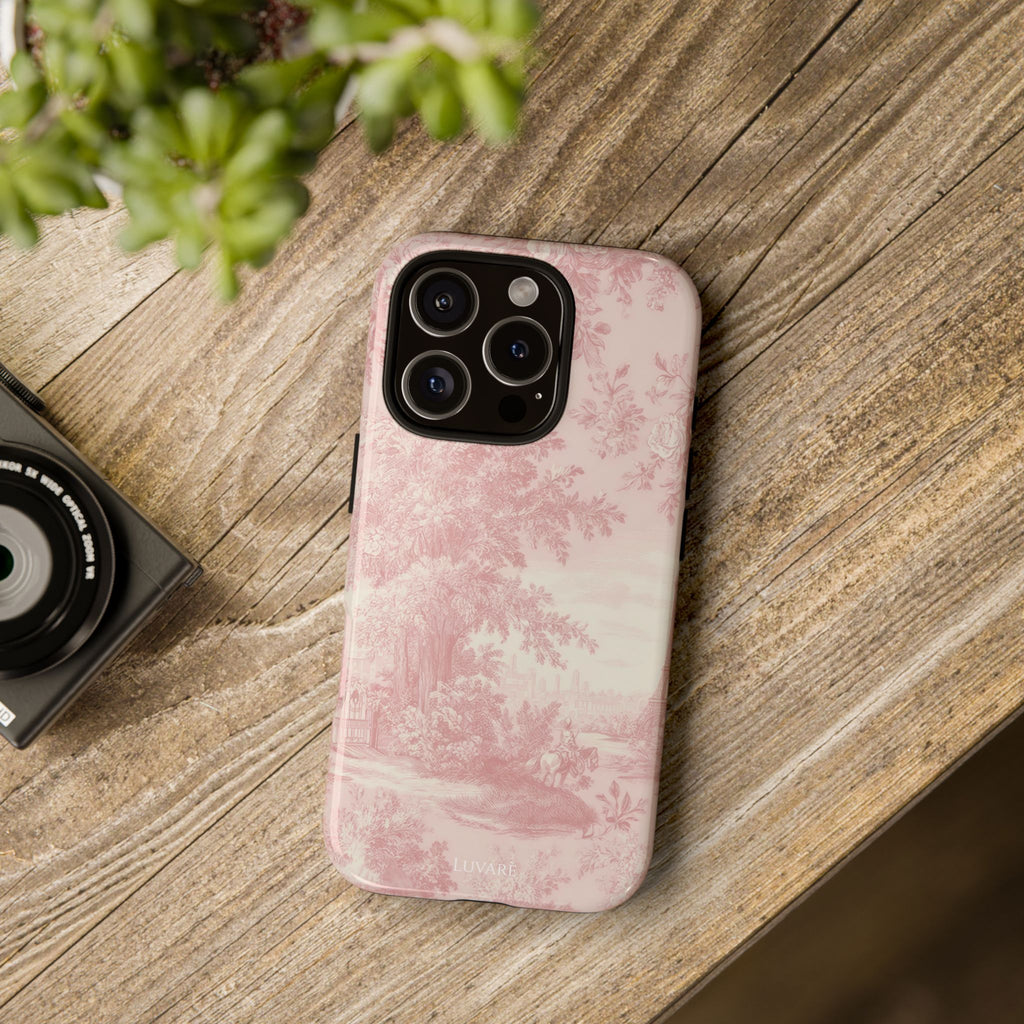 Pink Vintage Toile Case