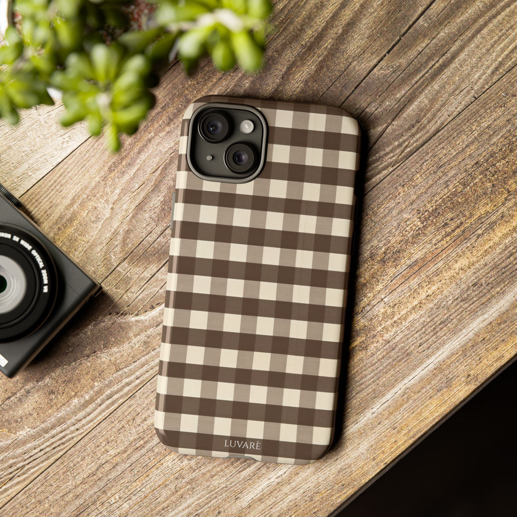Brown Buffalo Plaid Case