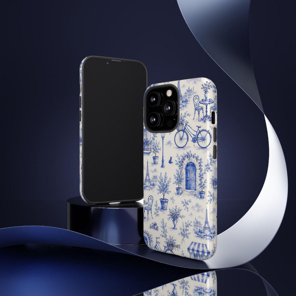 Paris Blue Toile Case