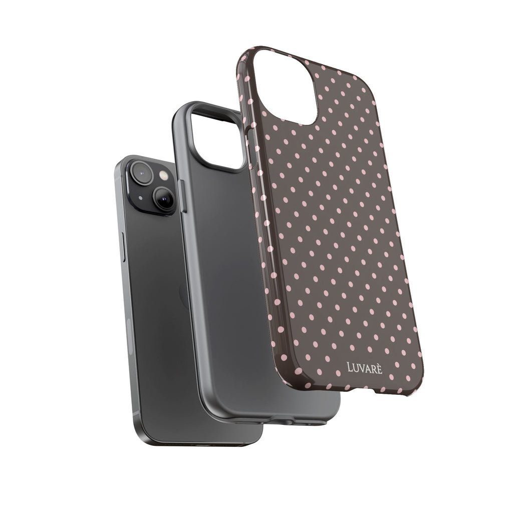 Brown Polka Dot Phone Case