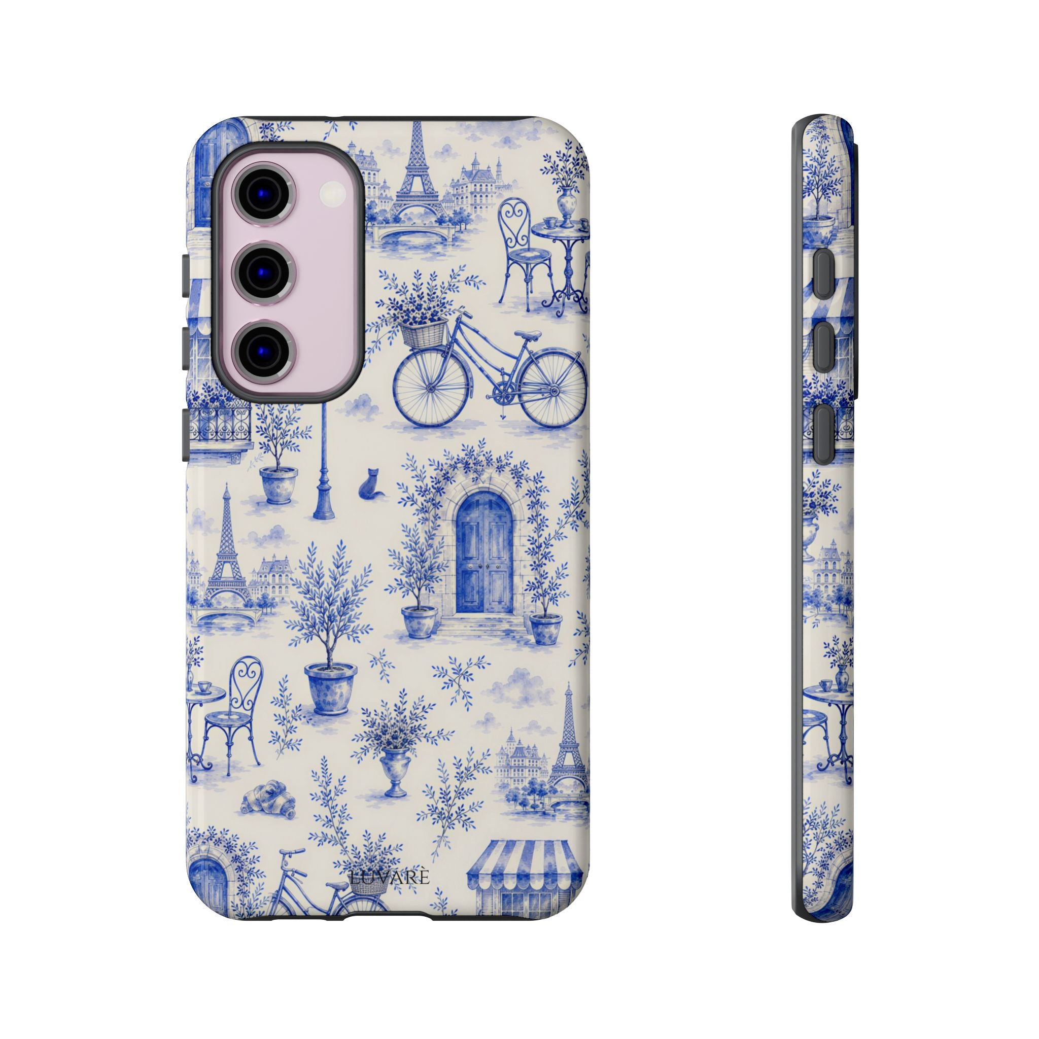 Paris Blue Toile Case