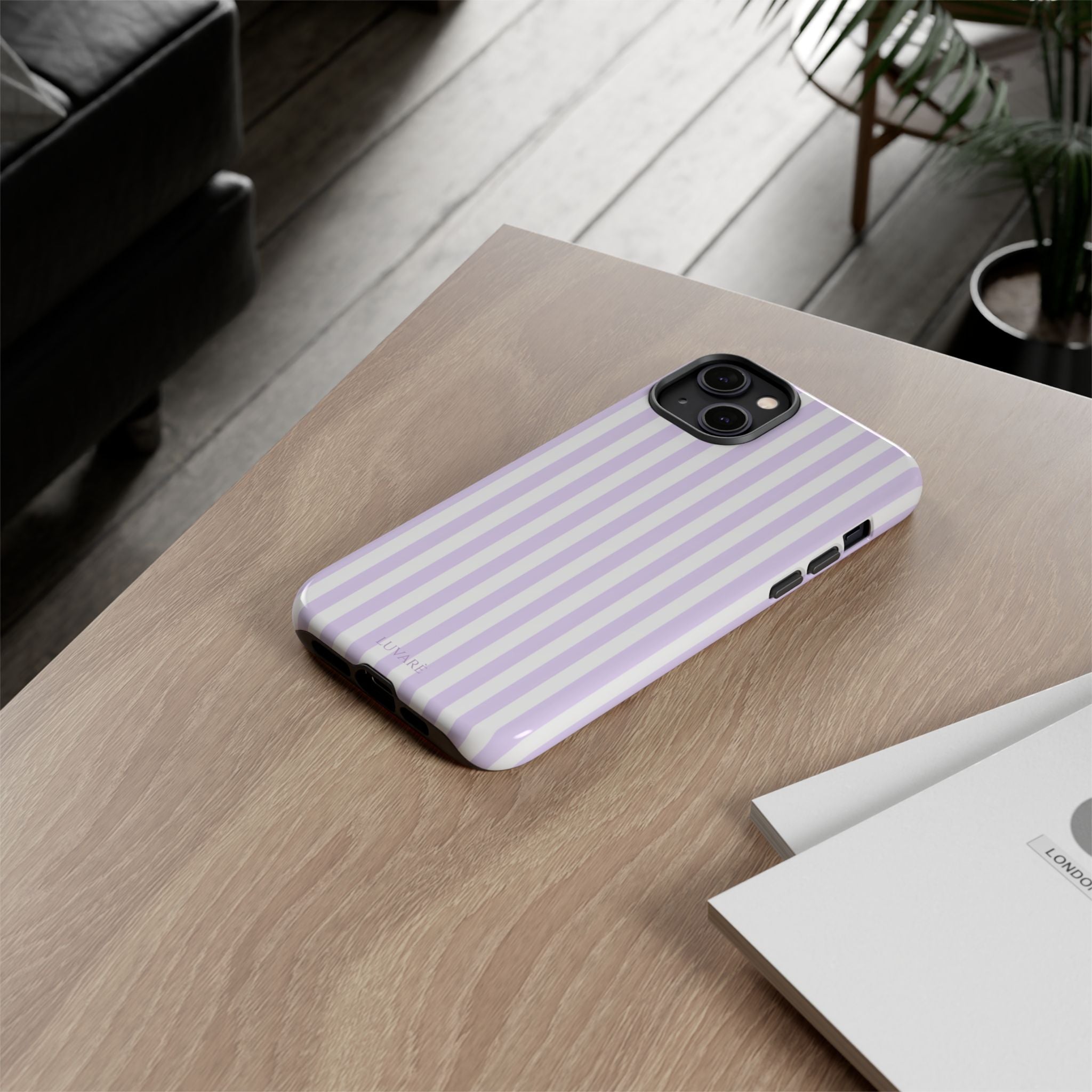 Lavender Stripe Case