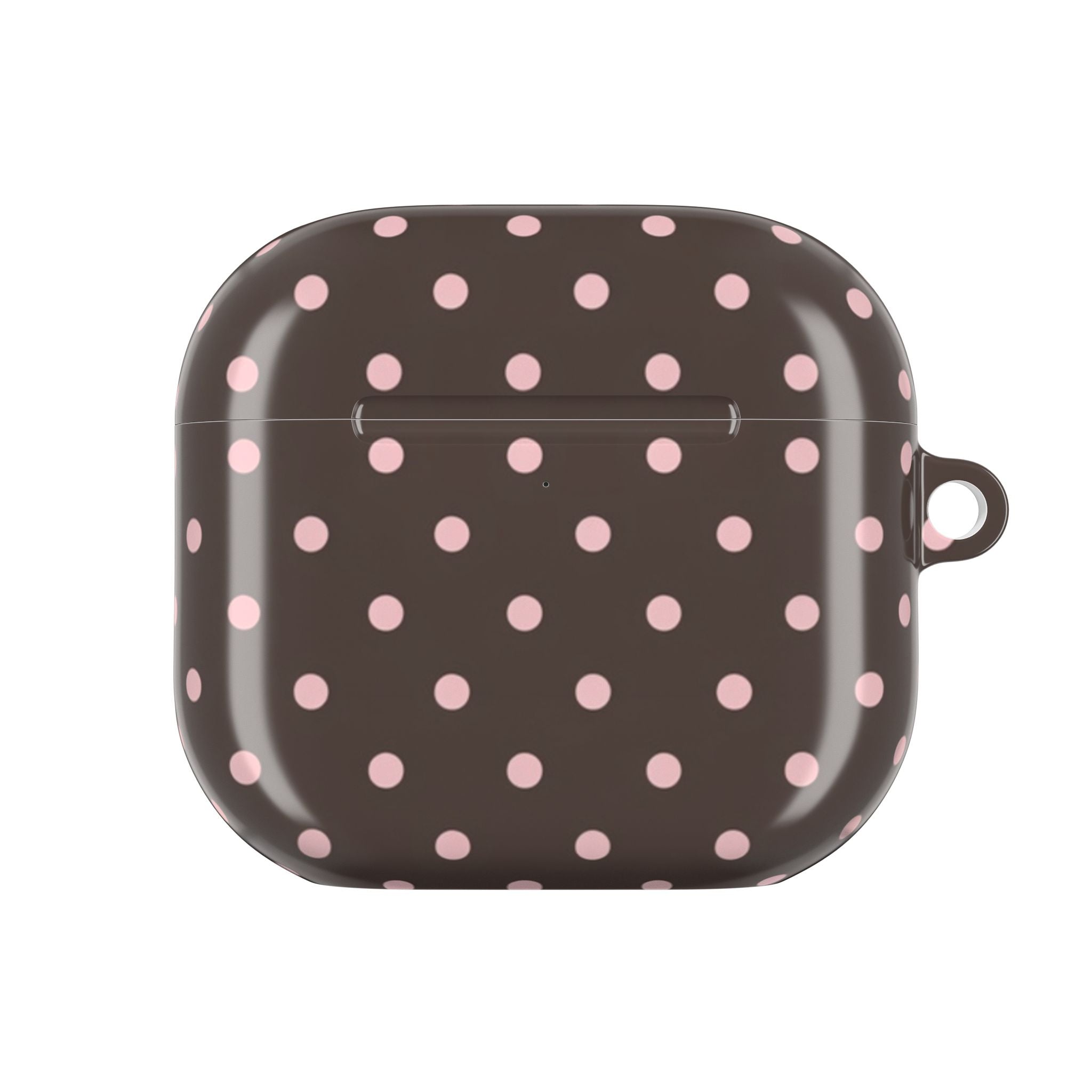 Brown Polka Dot AirPod Case