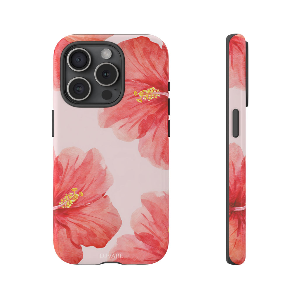 Watercolour Island Floral Hibiscus Case