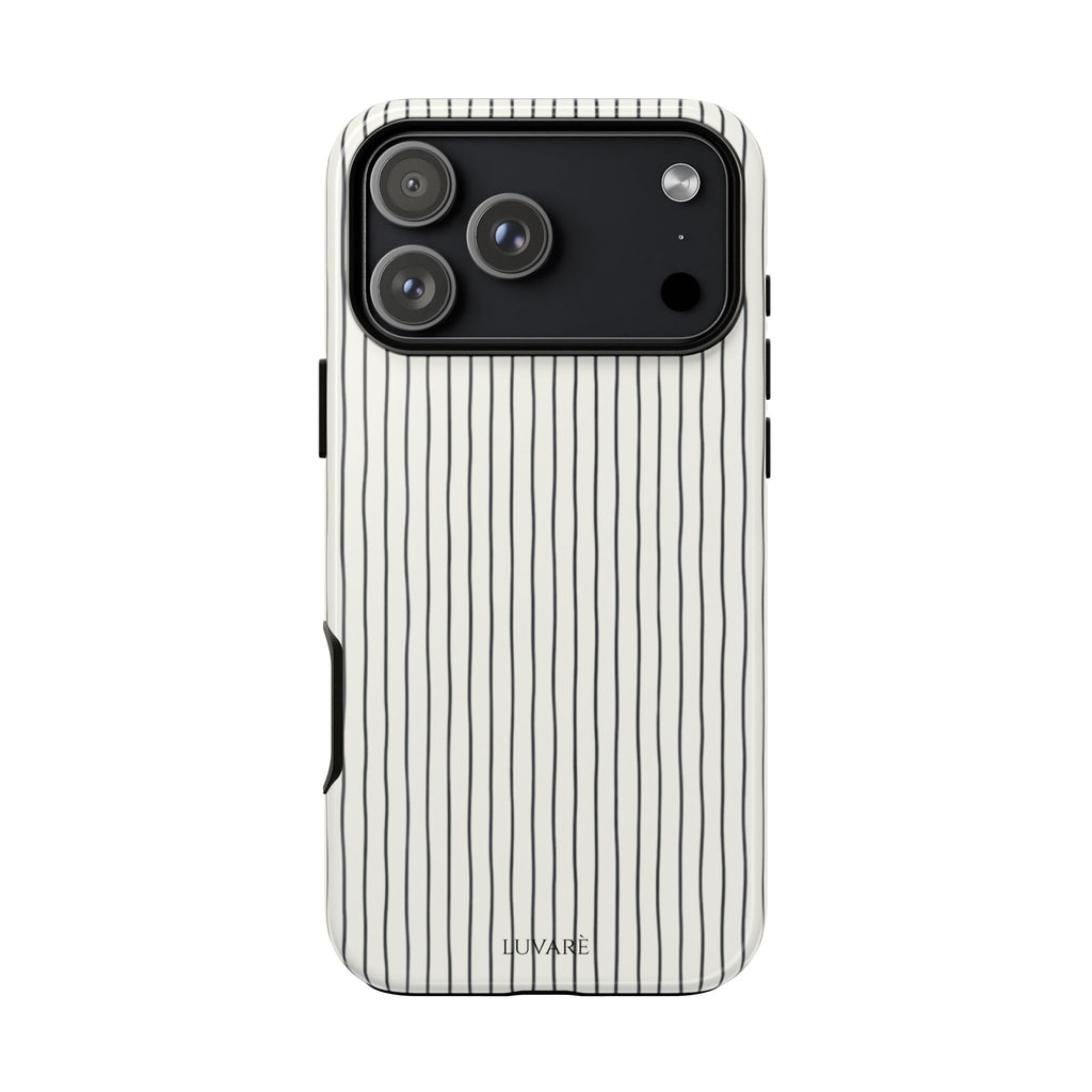 Black Pinstripe Case