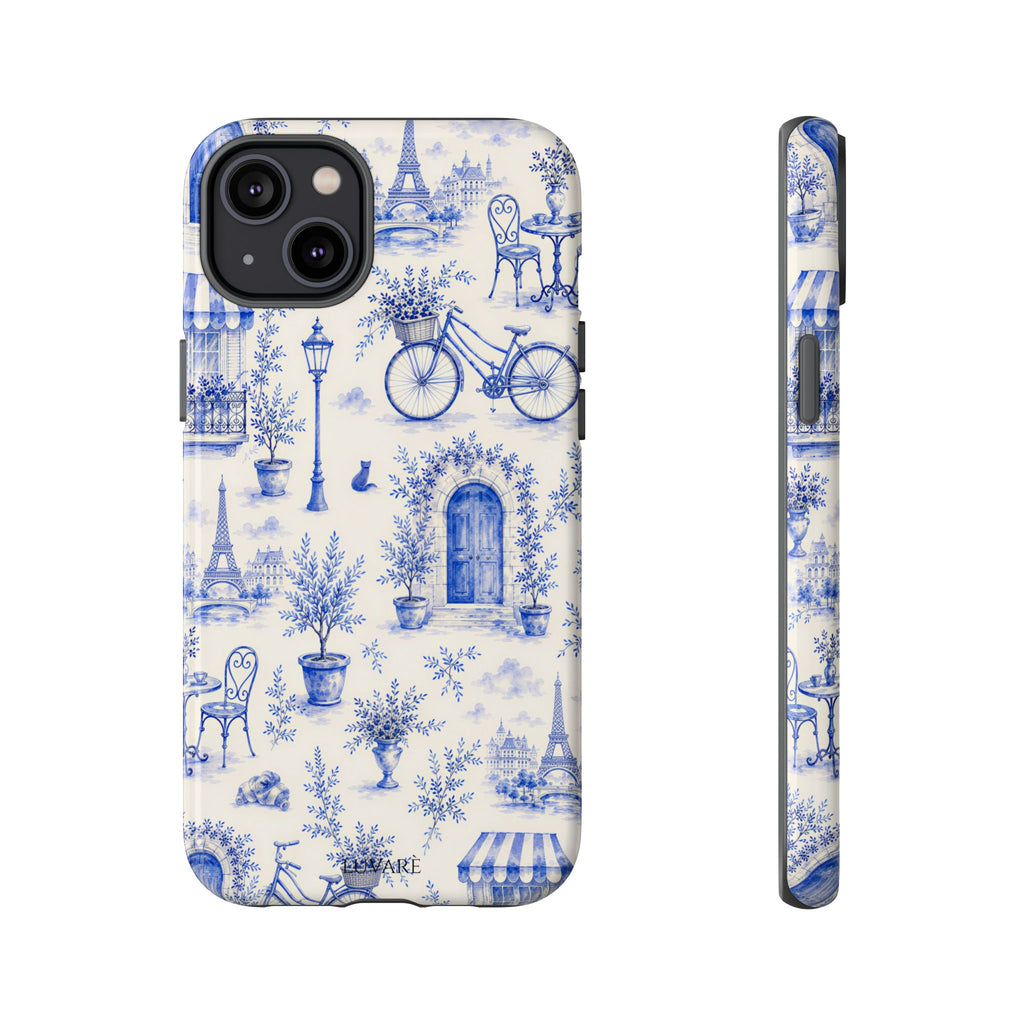 Paris Blue Toile Case