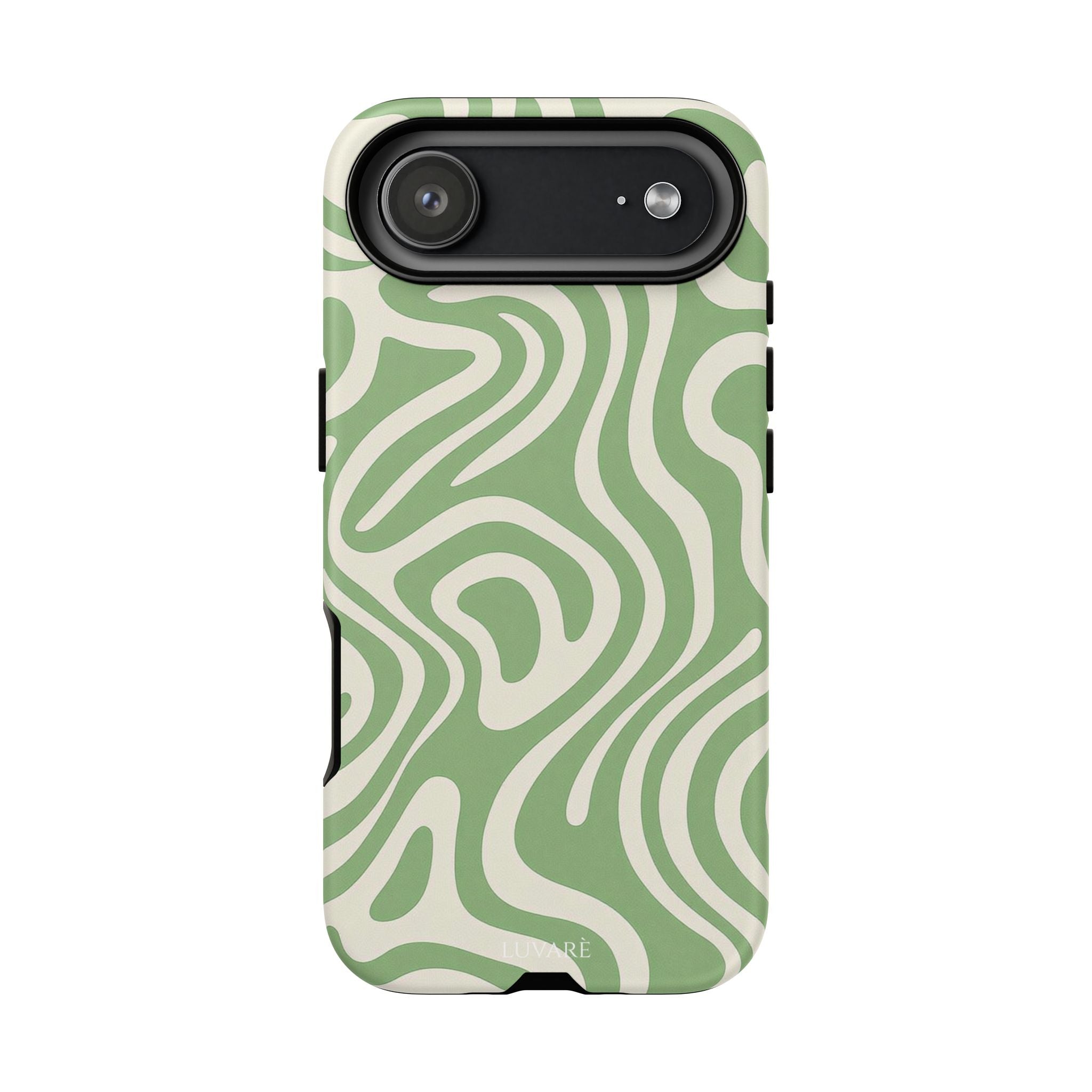 Abstract Green Swirl Phone Case