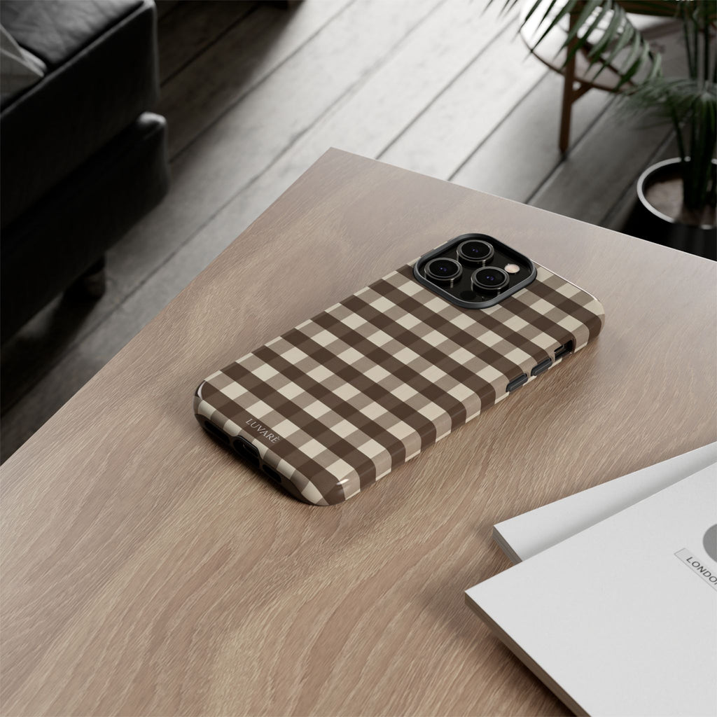 Brown Buffalo Plaid Case
