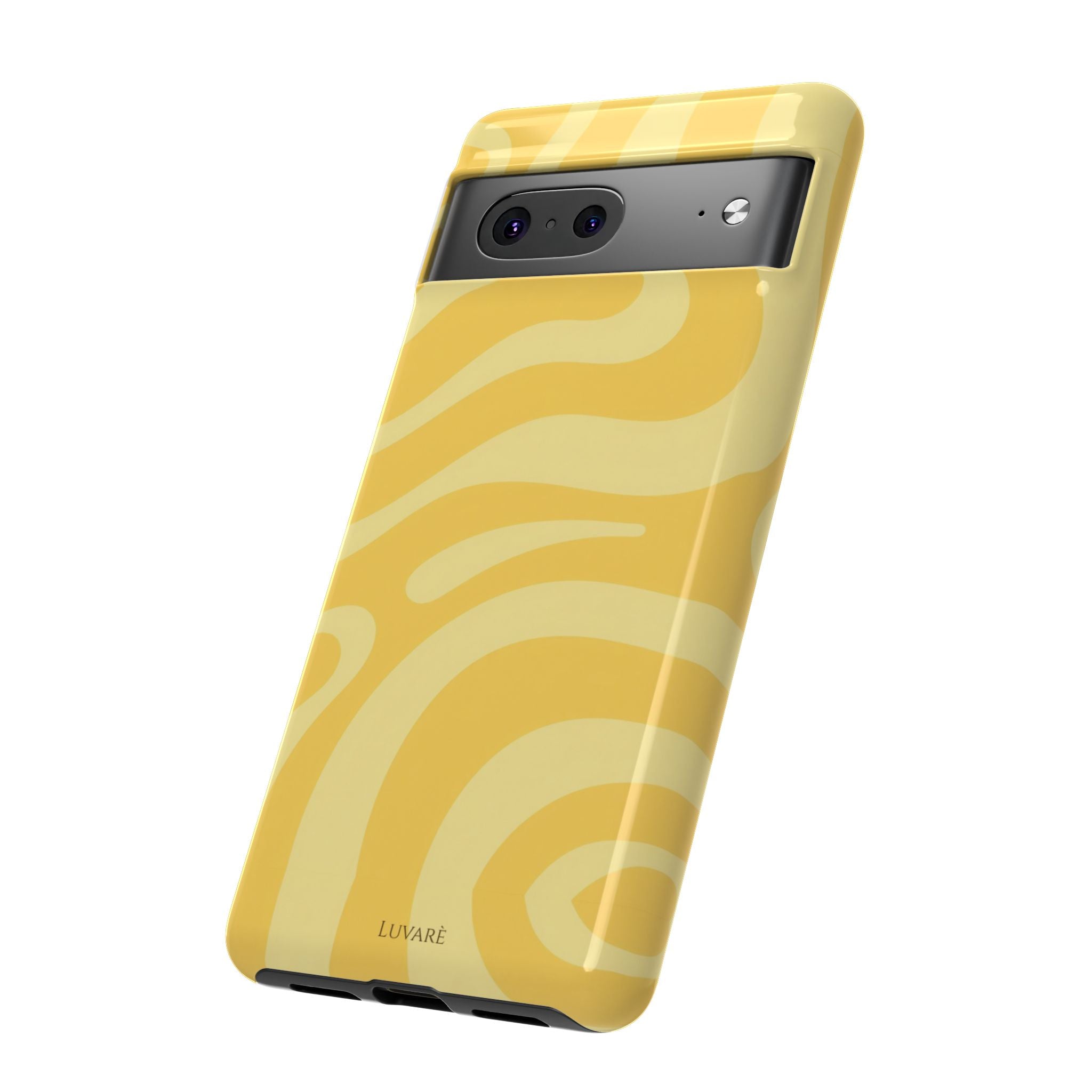 Yellow Retro Swirl Case