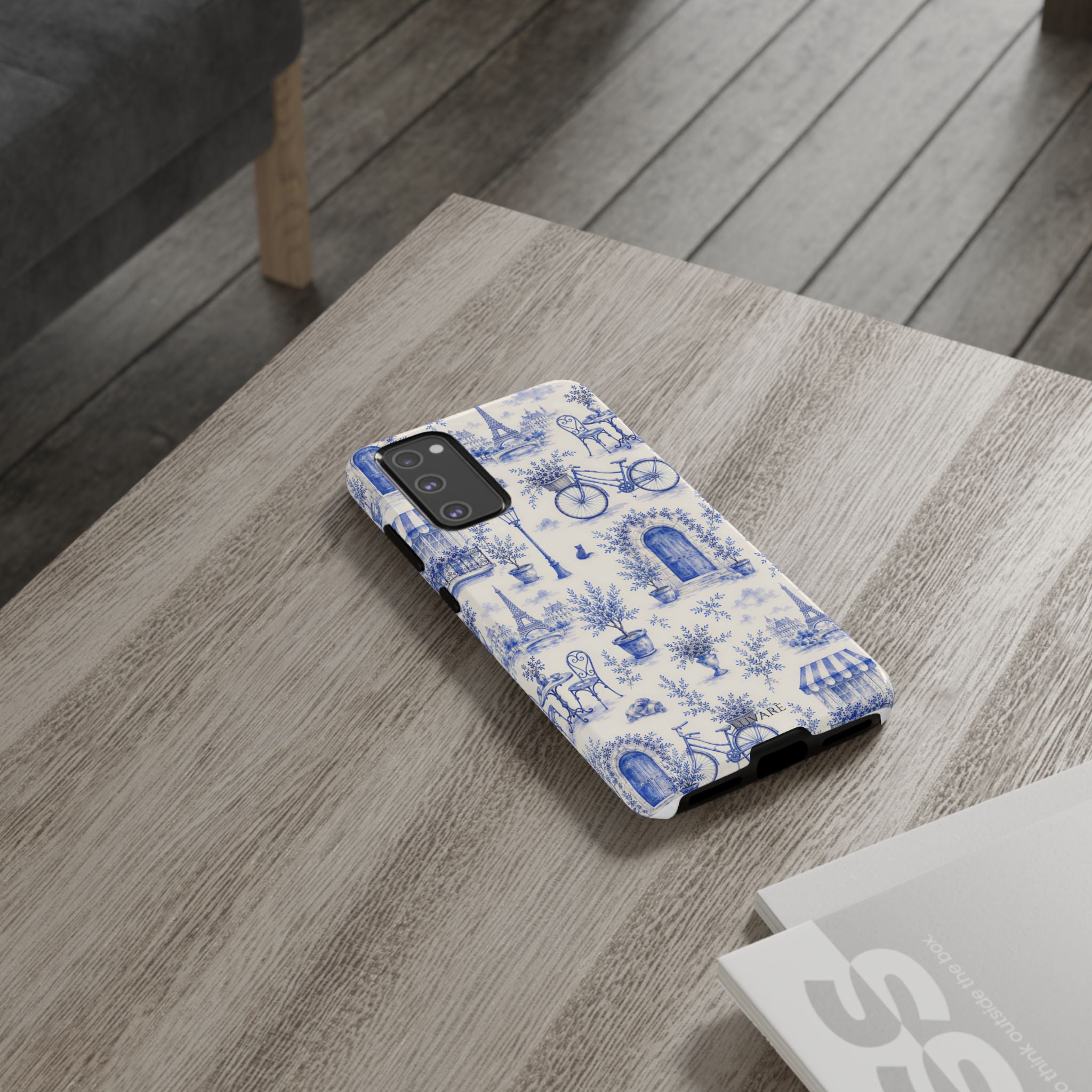 Paris Blue Toile Case