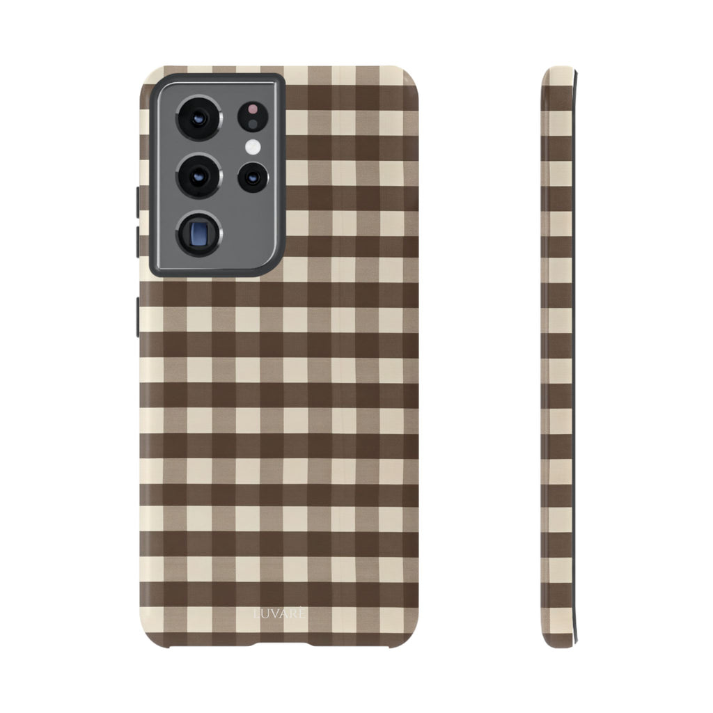 Brown Buffalo Plaid Case