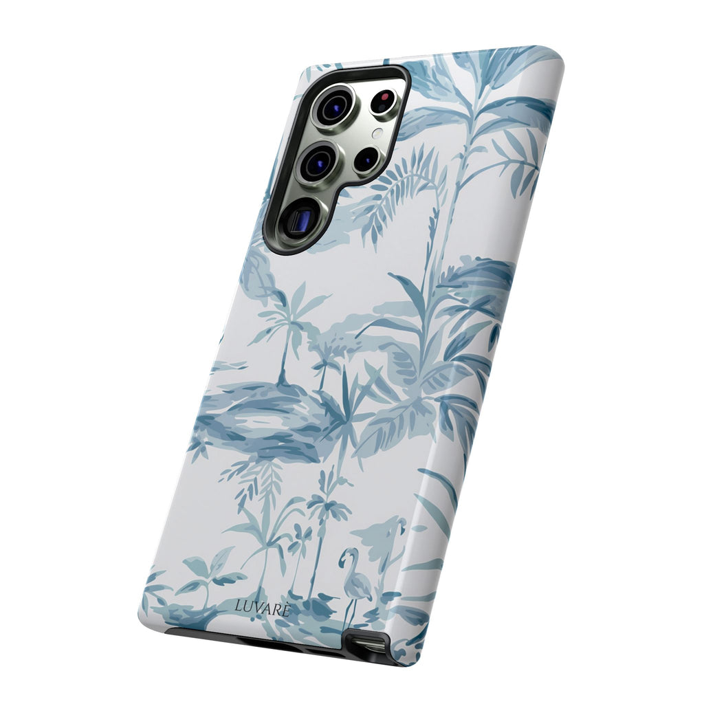 Tropical Palm Toile Case