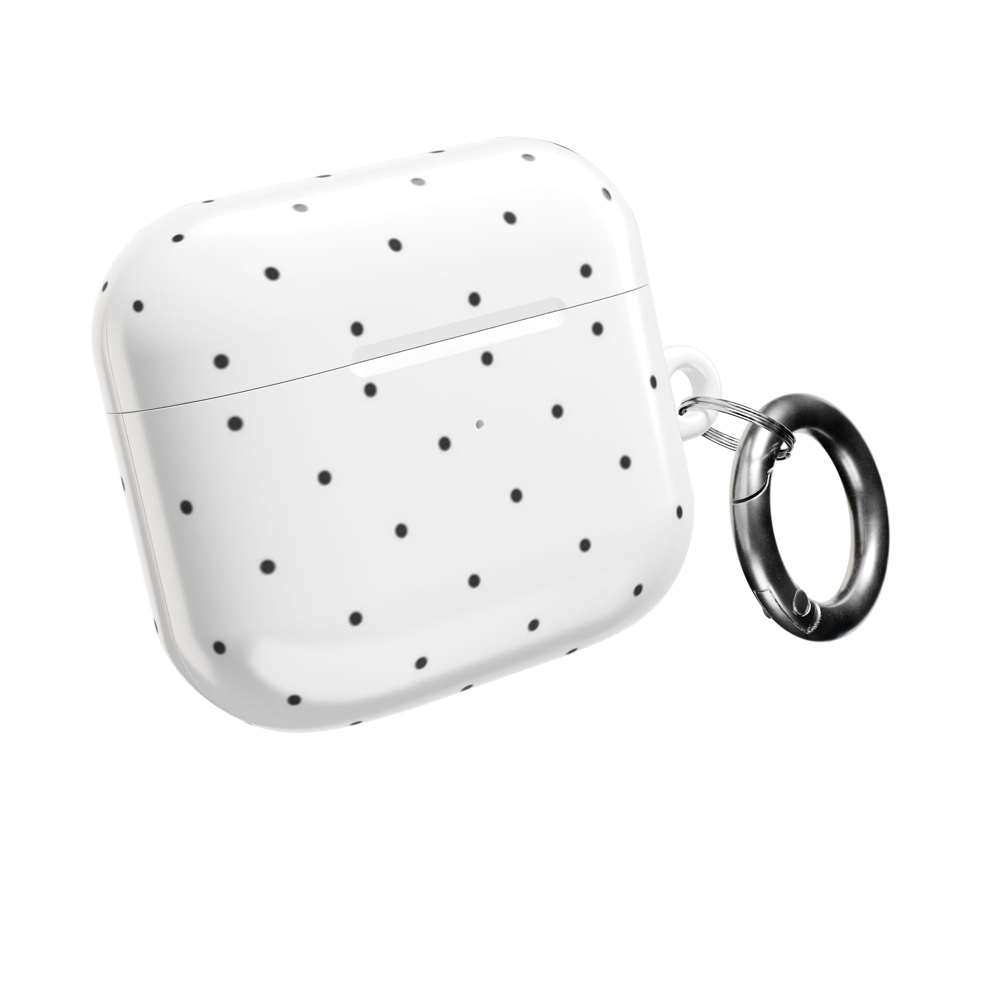 Polka Dot AirPod Case – Minimal Black Dot Protective Cover