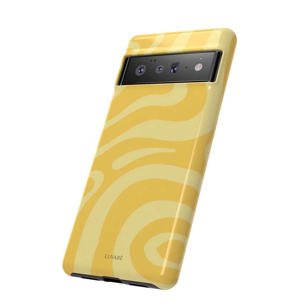 Yellow Retro Swirl Case