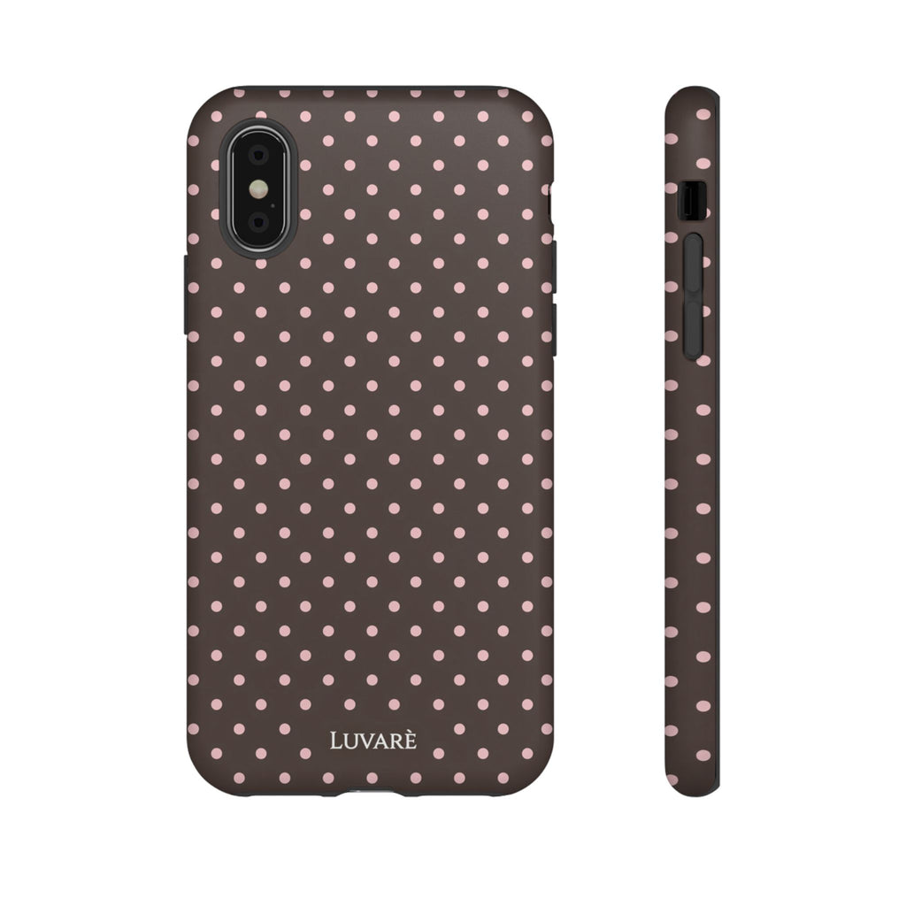 Brown Polka Dot Phone Case