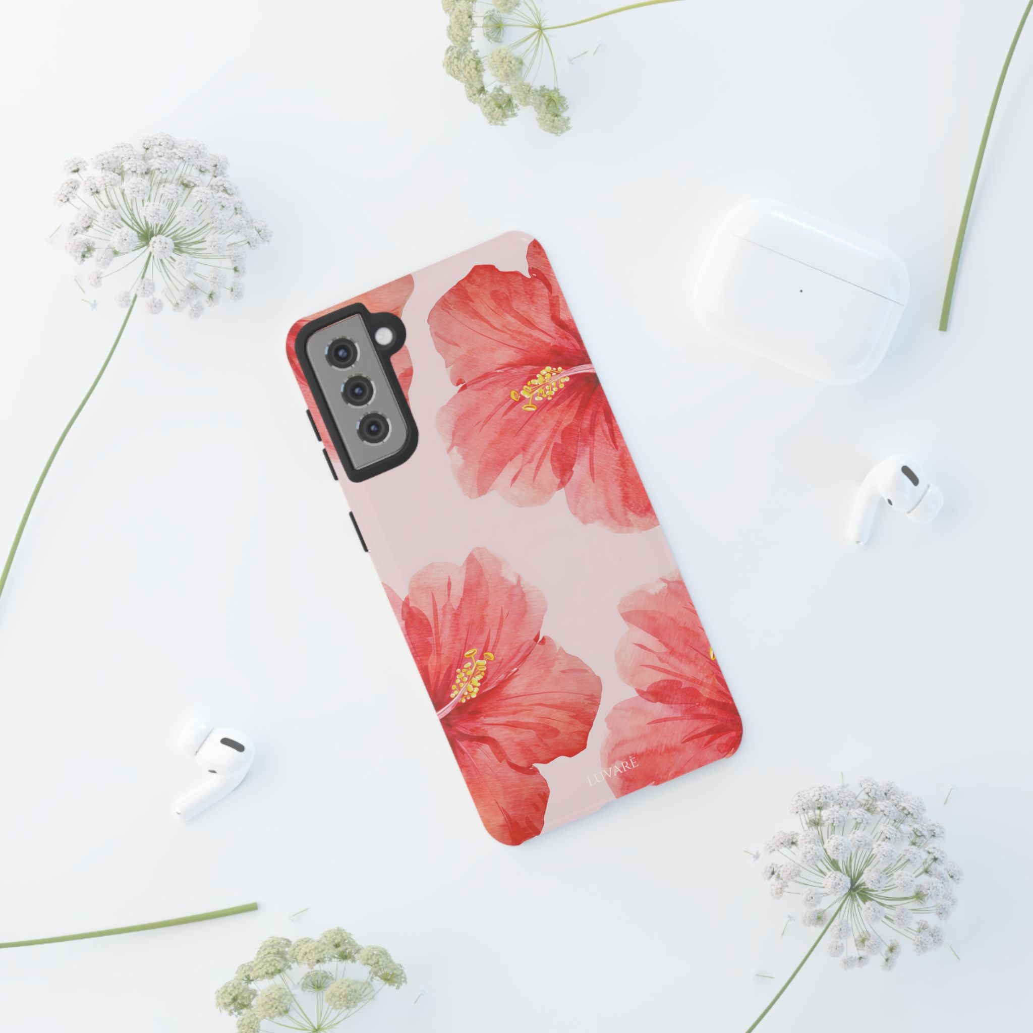 Watercolour Island Floral Hibiscus Case
