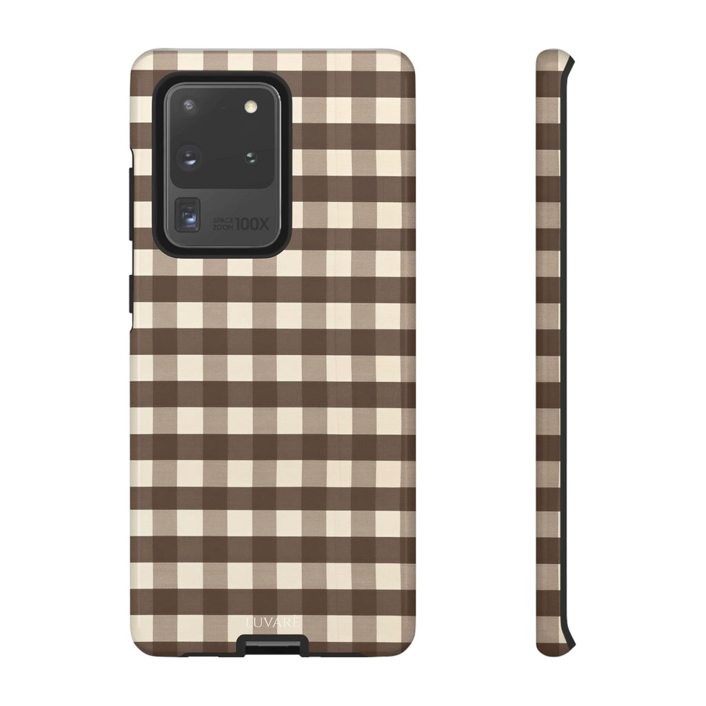 Brown Buffalo Plaid Case